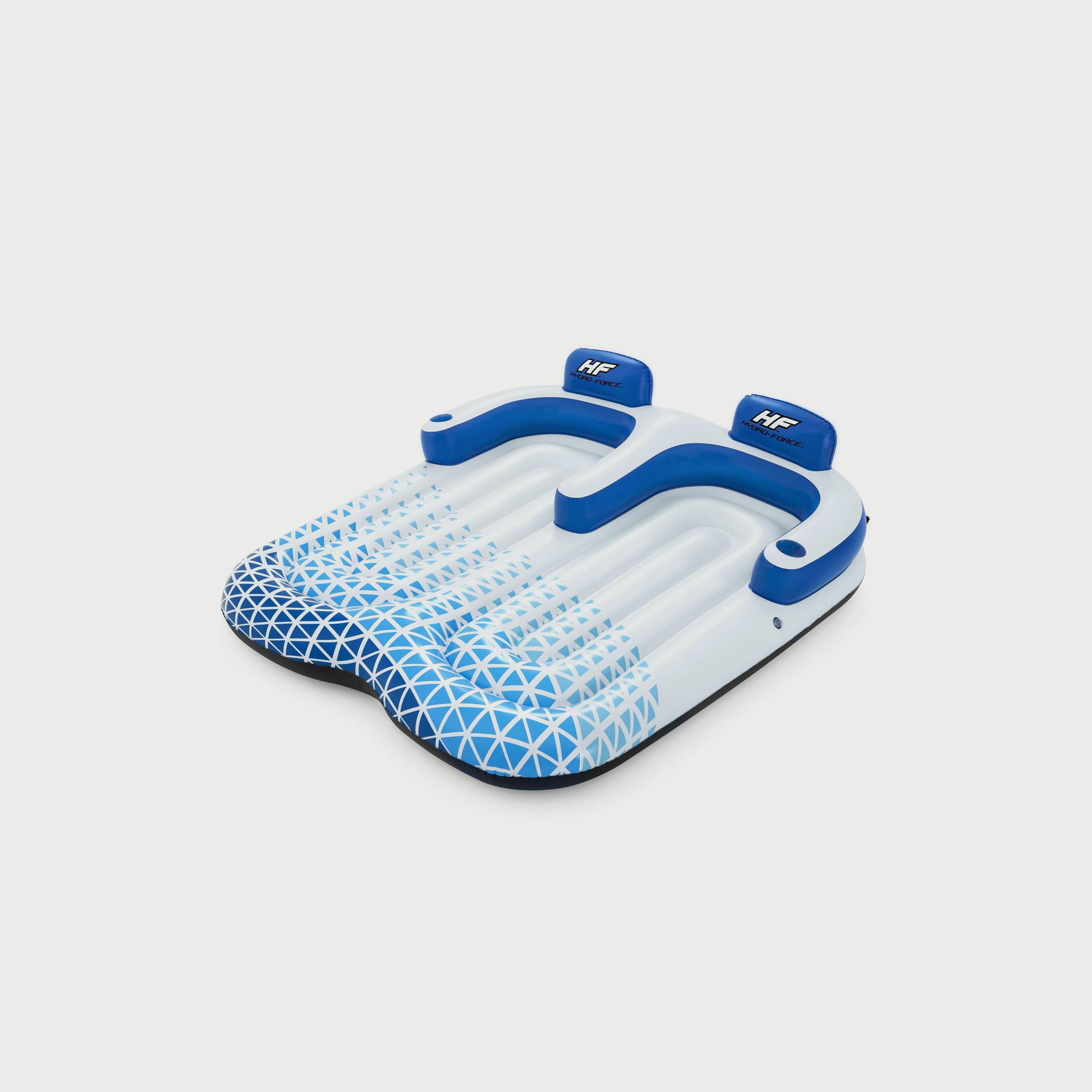 Bestway Hydro-Force Indigo Wave Double Pool Lounge-toys-outdoor-poolandbeach-floatsandboats-image-1