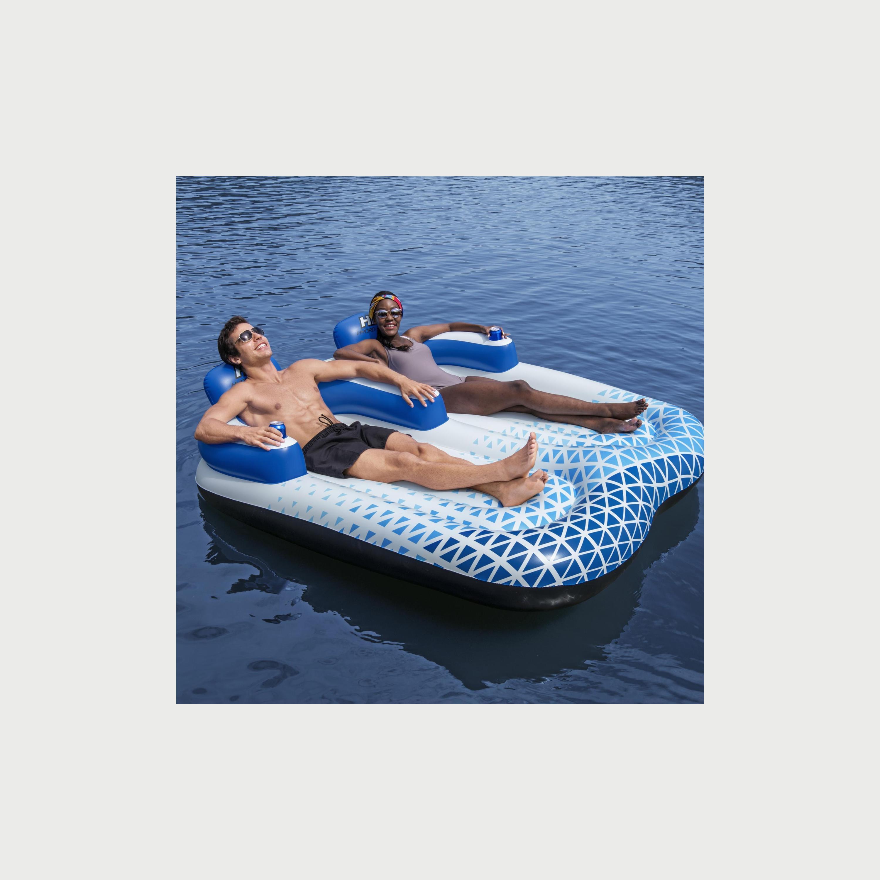 Bestway Hydro-Force Indigo Wave Double Pool Lounge-toys-outdoor-poolandbeach-floatsandboats-image-2