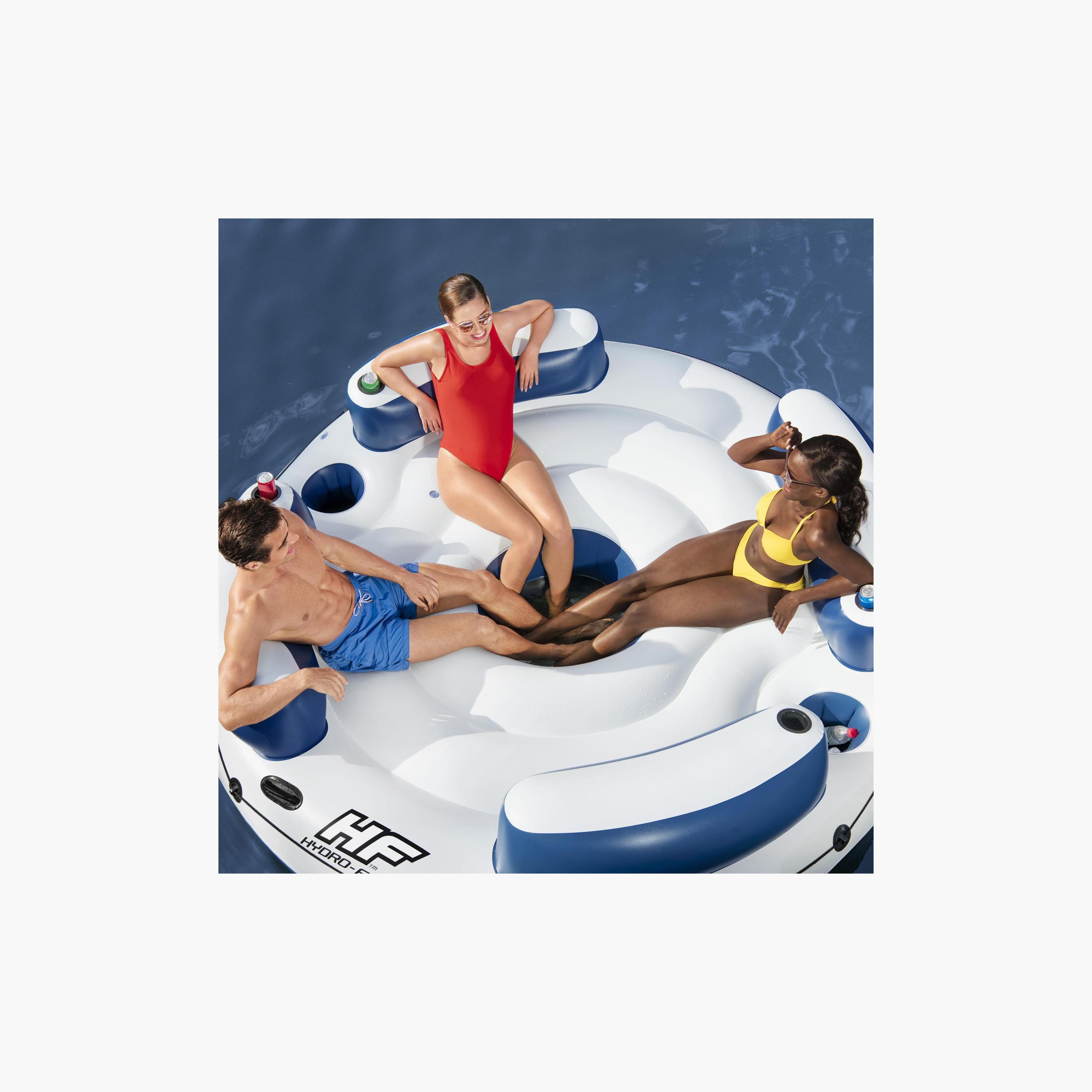 Bestway Hydro-Force Lazy Dayz 4-Person Inflatable Party Island-toys-outdoor-poolandbeach-floatsandboats-image-3