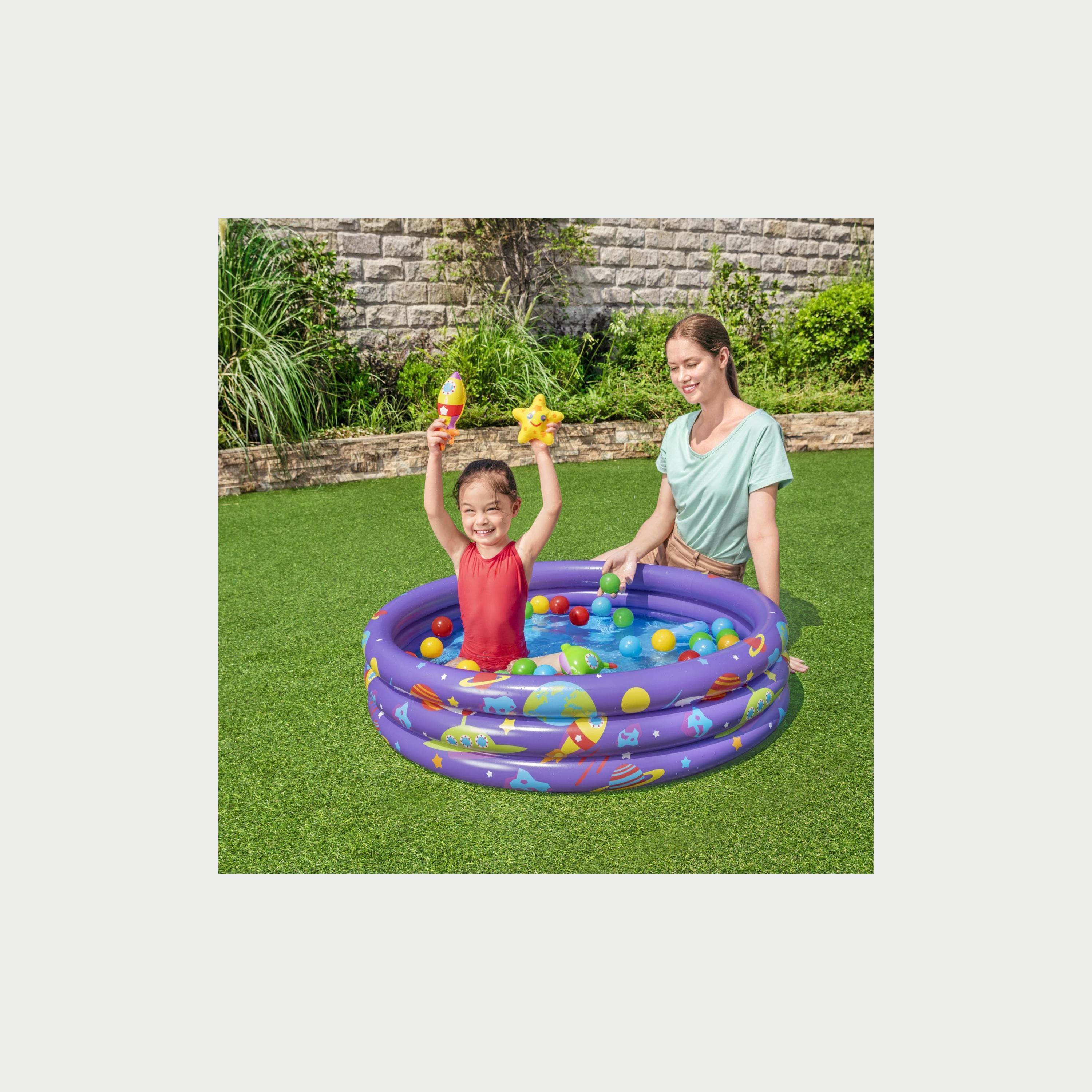 Bestway Intergalactic Surprise Ball Pit and Play Pool with 50 Play Balls-toys-outdoor-sports-image-4