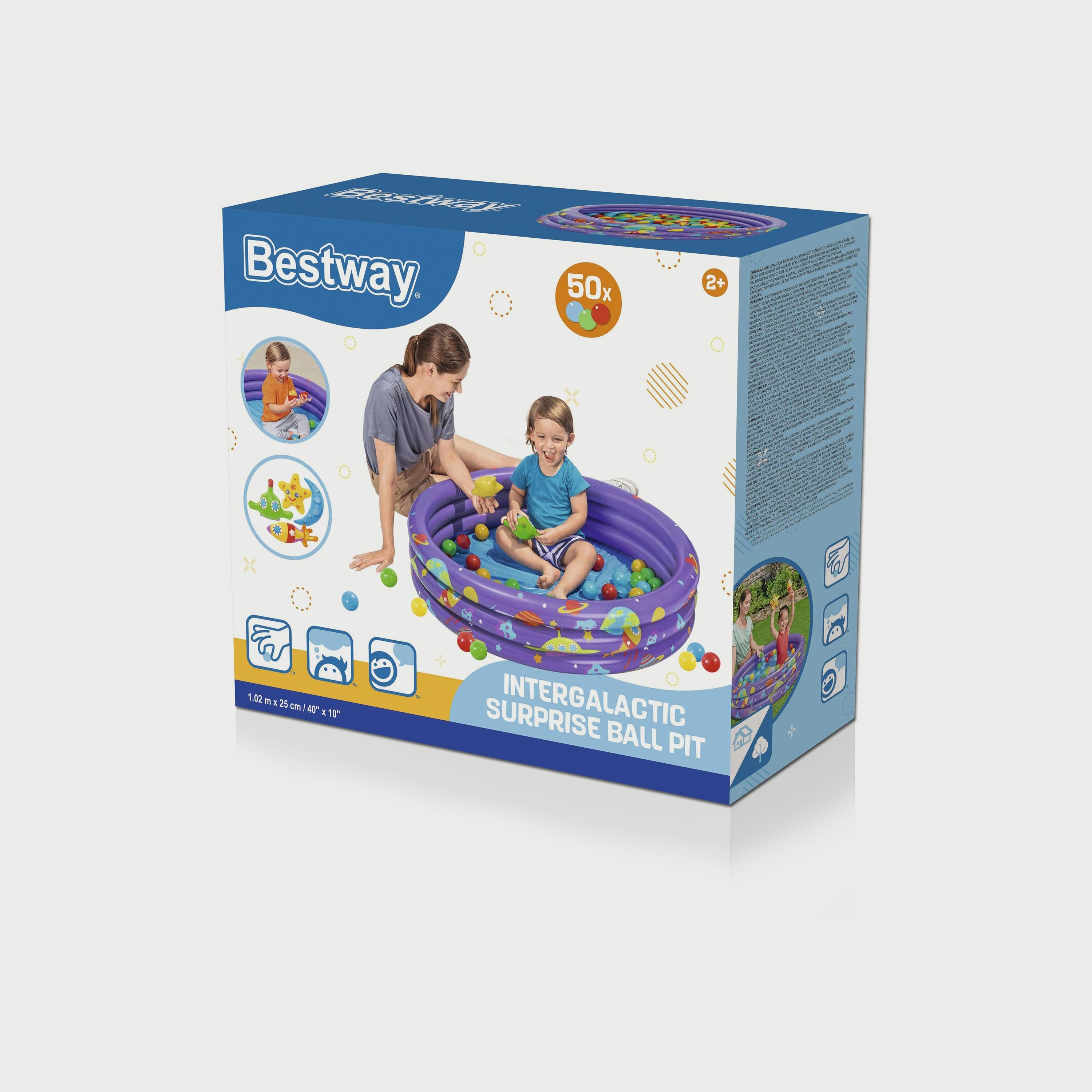 Bestway Intergalactic Surprise Ball Pit and Play Pool with 50 Play Balls-toys-outdoor-sports-image-5