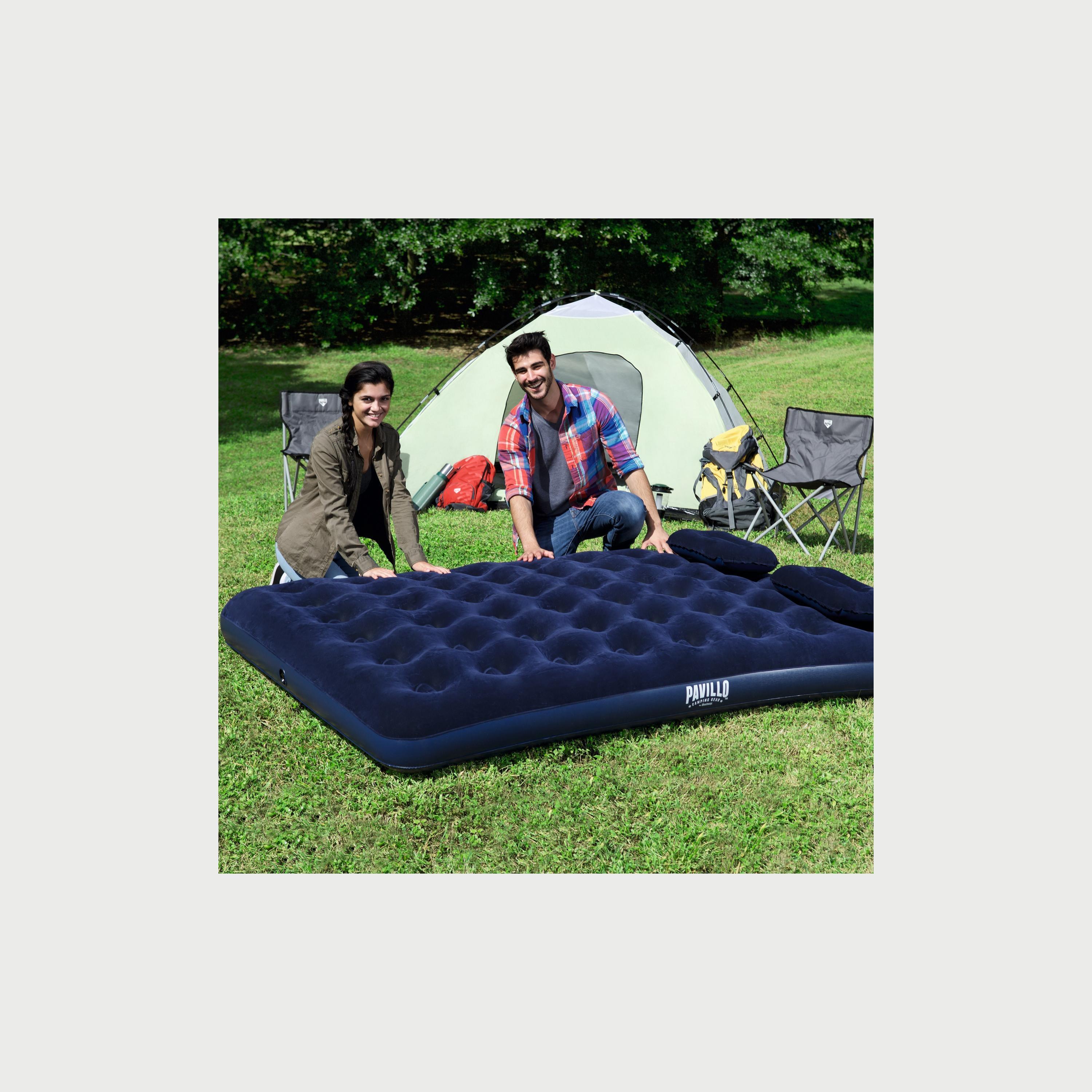 Bestway Air Mattress with Handheld AC Pump, Queen -toys-outdoor-sports-image-4