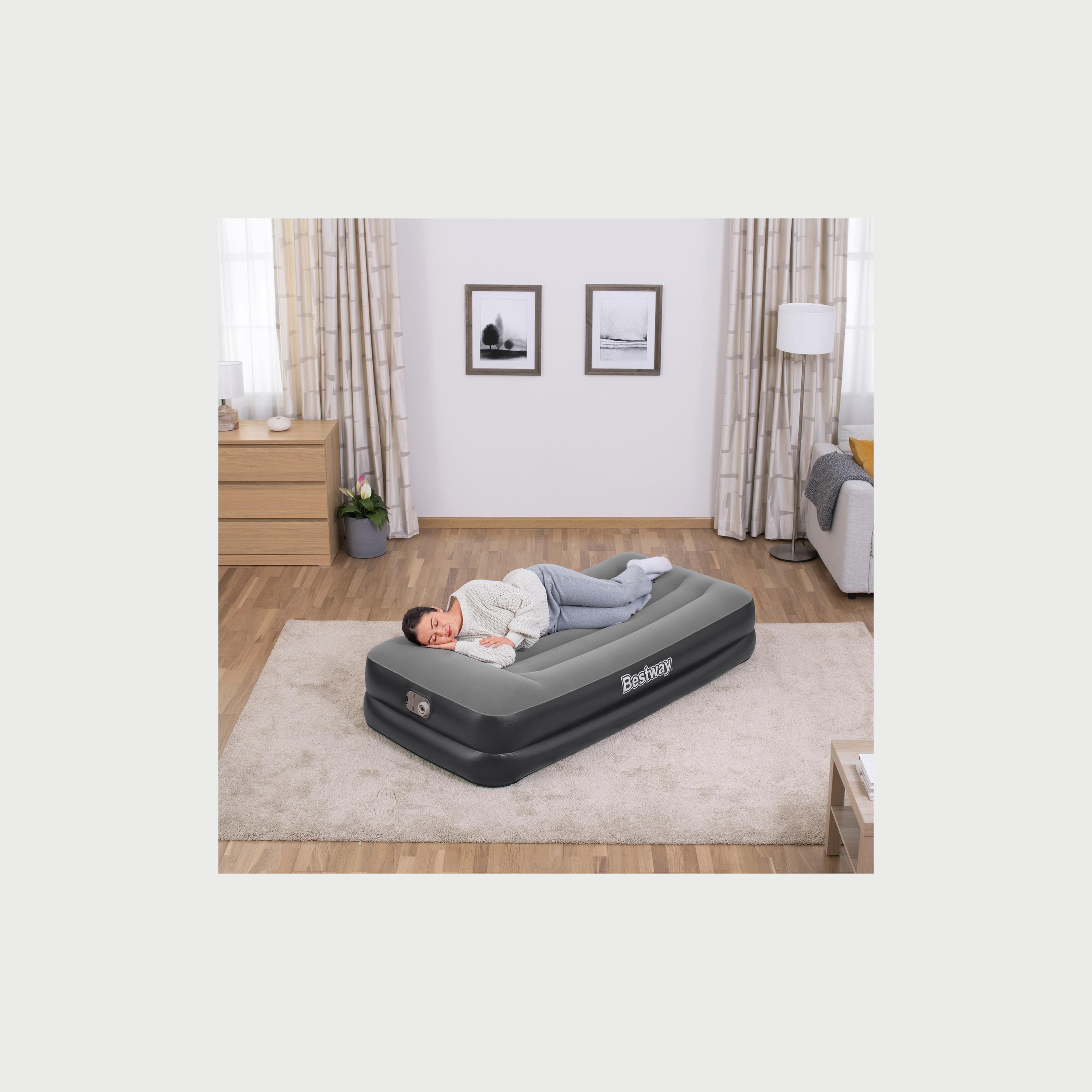 Bestway Tritech Air Mattress with Built-in AC Pump and Antimicrobial Coating, Twin -toys-outdoor-sports-image-4
