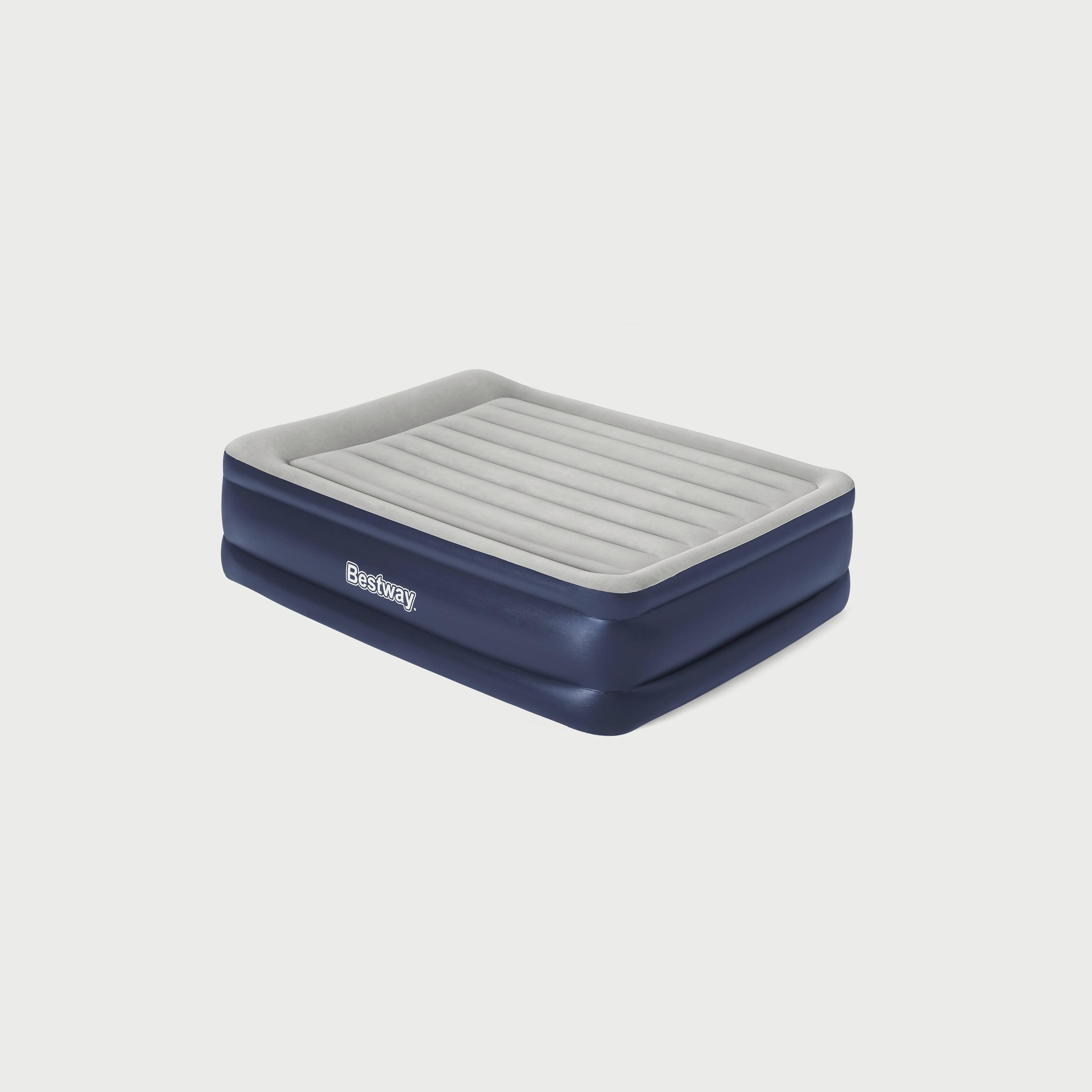 Bestway Tritech Air Mattress with Built-in AC Pump and Antimicrobial Coating, Queen -baby-nursery-mattresses-image-1