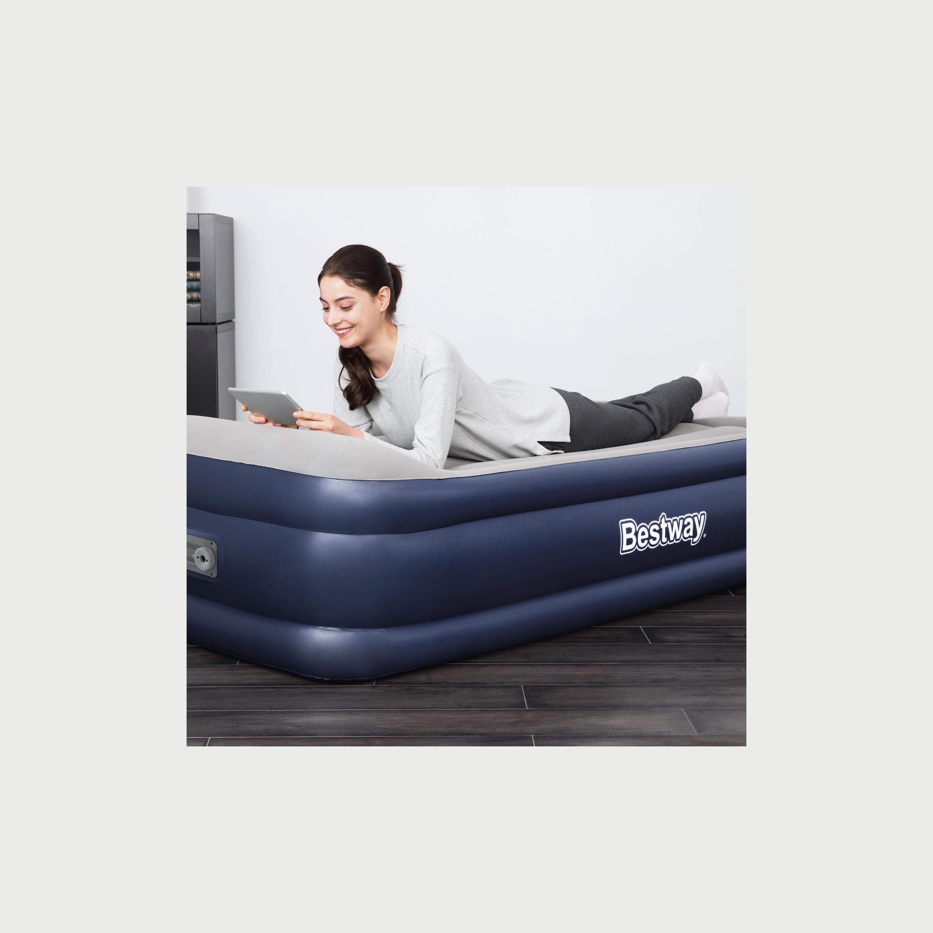Bestway Tritech Air Mattress with Built-in AC Pump and Antimicrobial Coating, Twin -baby-nursery-mattresses-image-4