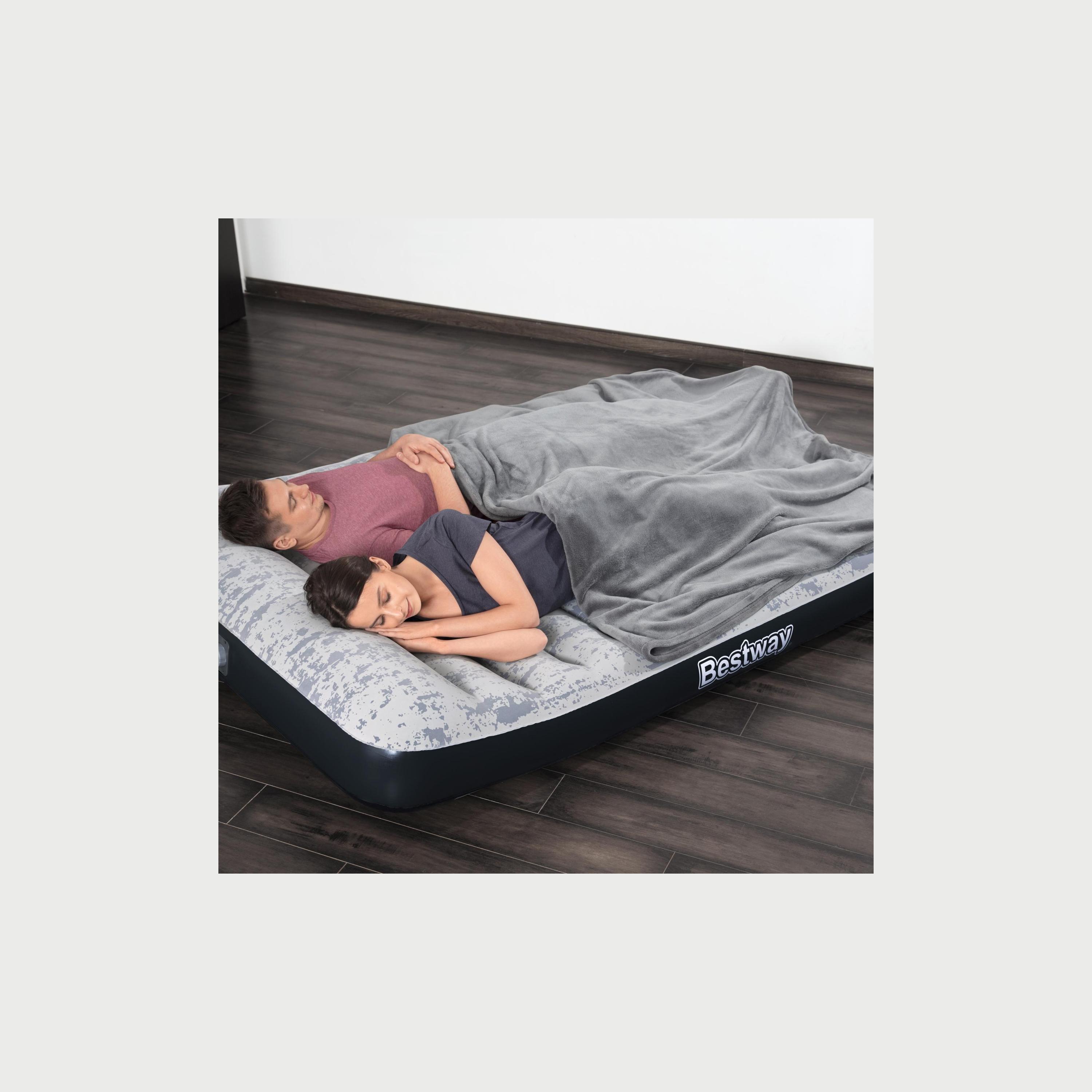 Bestway Tritech Fashion Flock Air Mattress with Built-in AC Pump, Queen -baby-nursery-mattresses-image-3