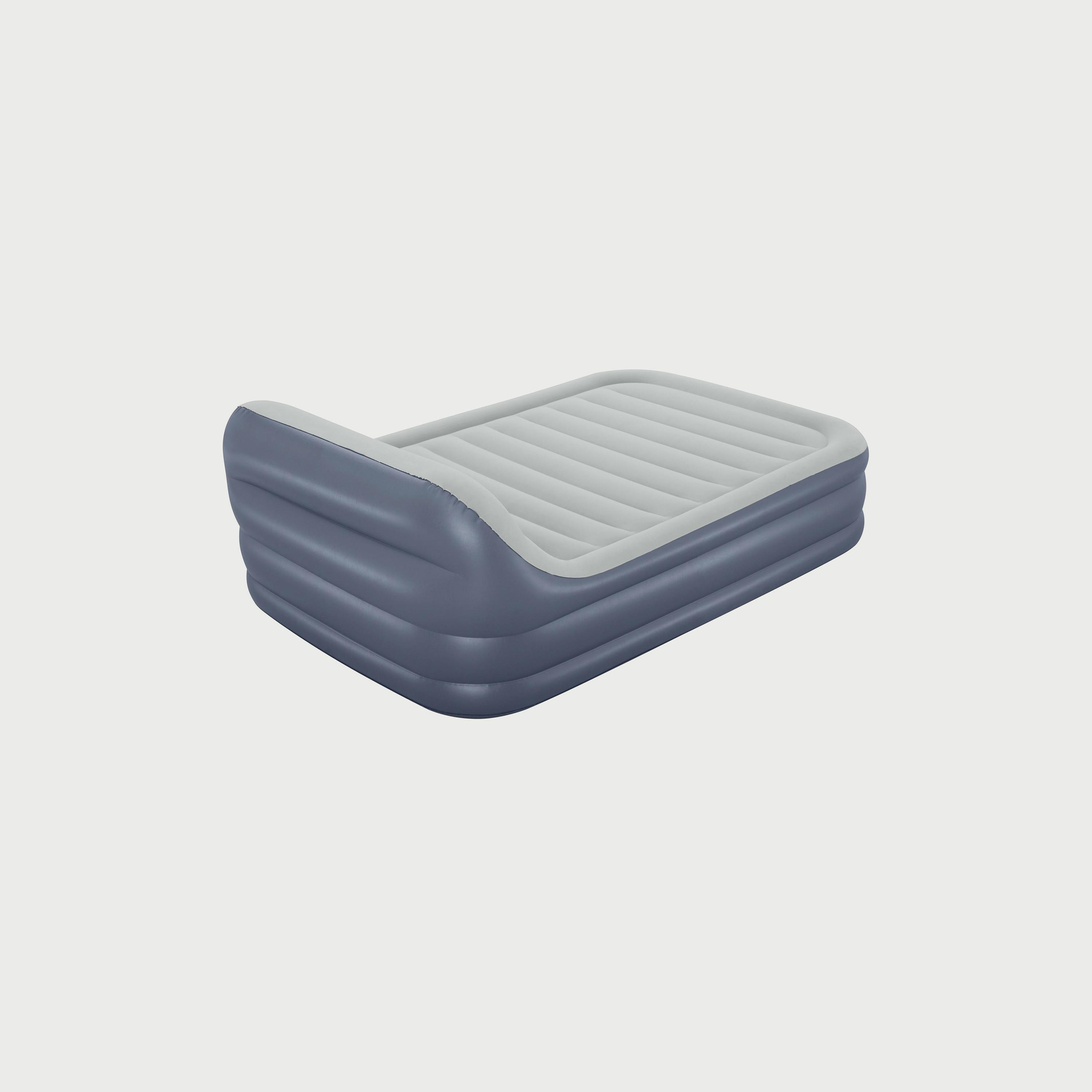 Bestway Tritech SleekFlow Headboard Air Mattress with Built-in AC Pump and Antimicrobial Coating, Queen -baby-nursery-mattresses-image-2