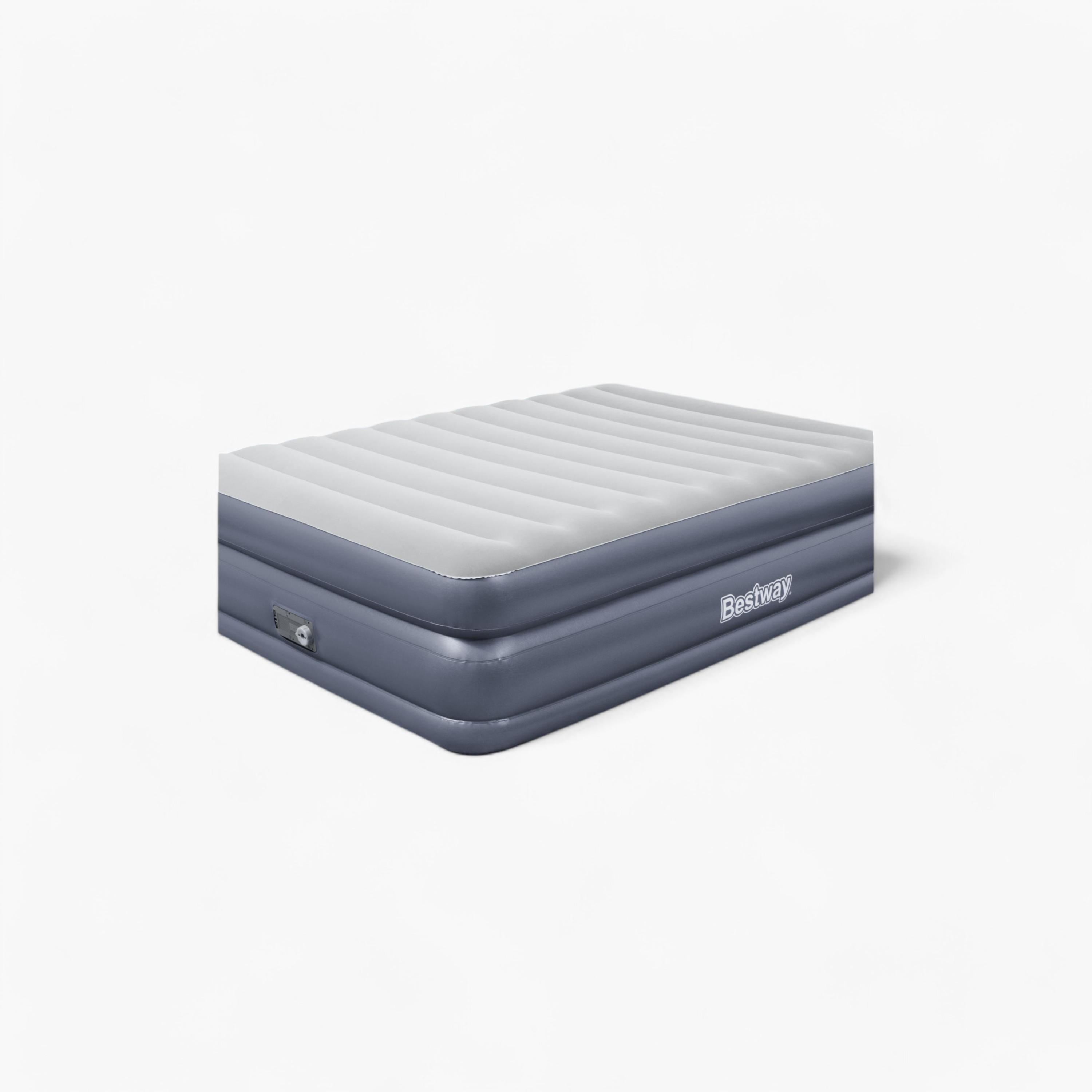 Bestway Tritech QuadComfort Air Mattress with Built-in AC Pump and Antimicrobial Coating, Queen -toys-outdoor-poolandbeach-image-2