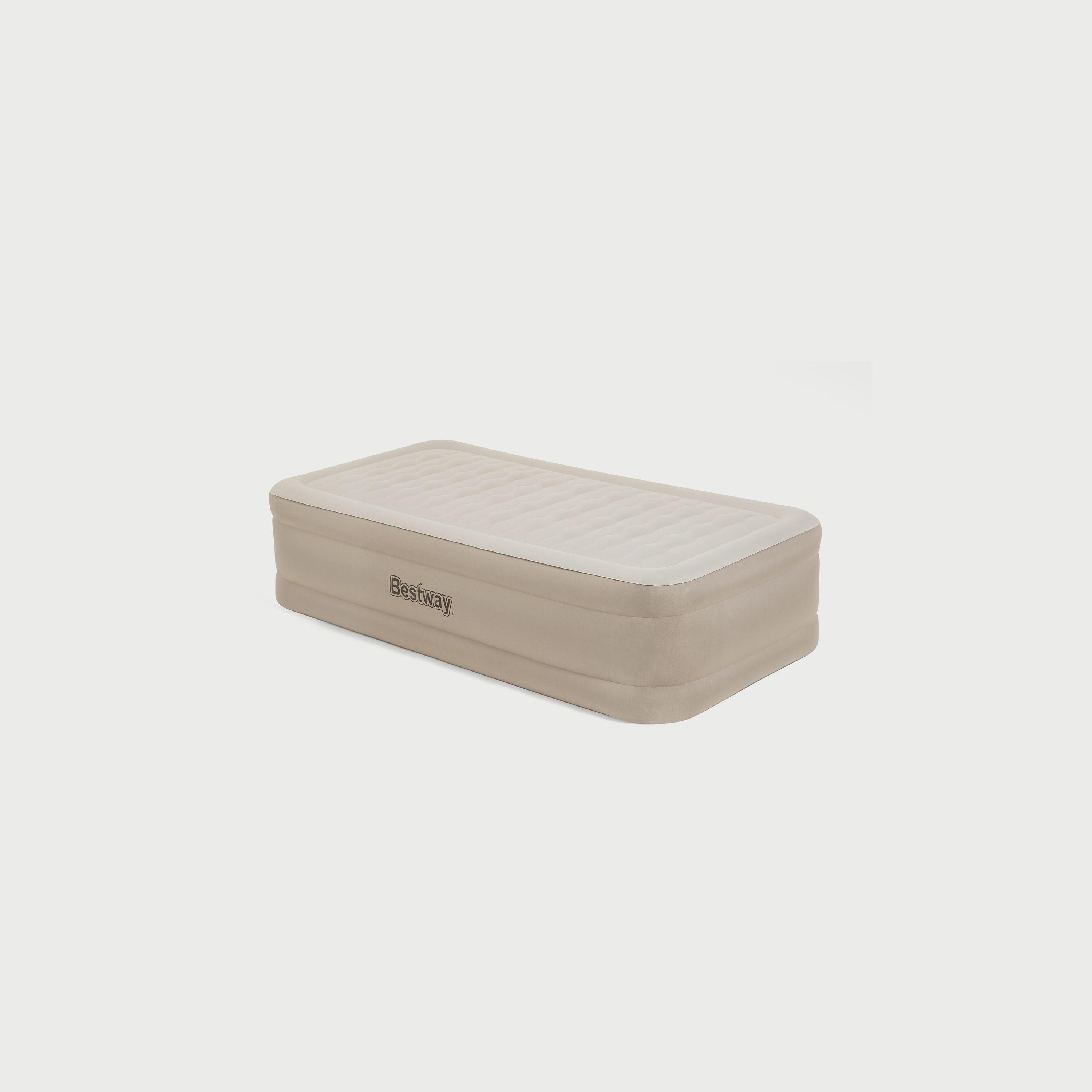 Bestway Fortech Air Mattress with Built-in AC Pump and Antimicrobial Coating, Twin -toys-outdoor-sports-image-1