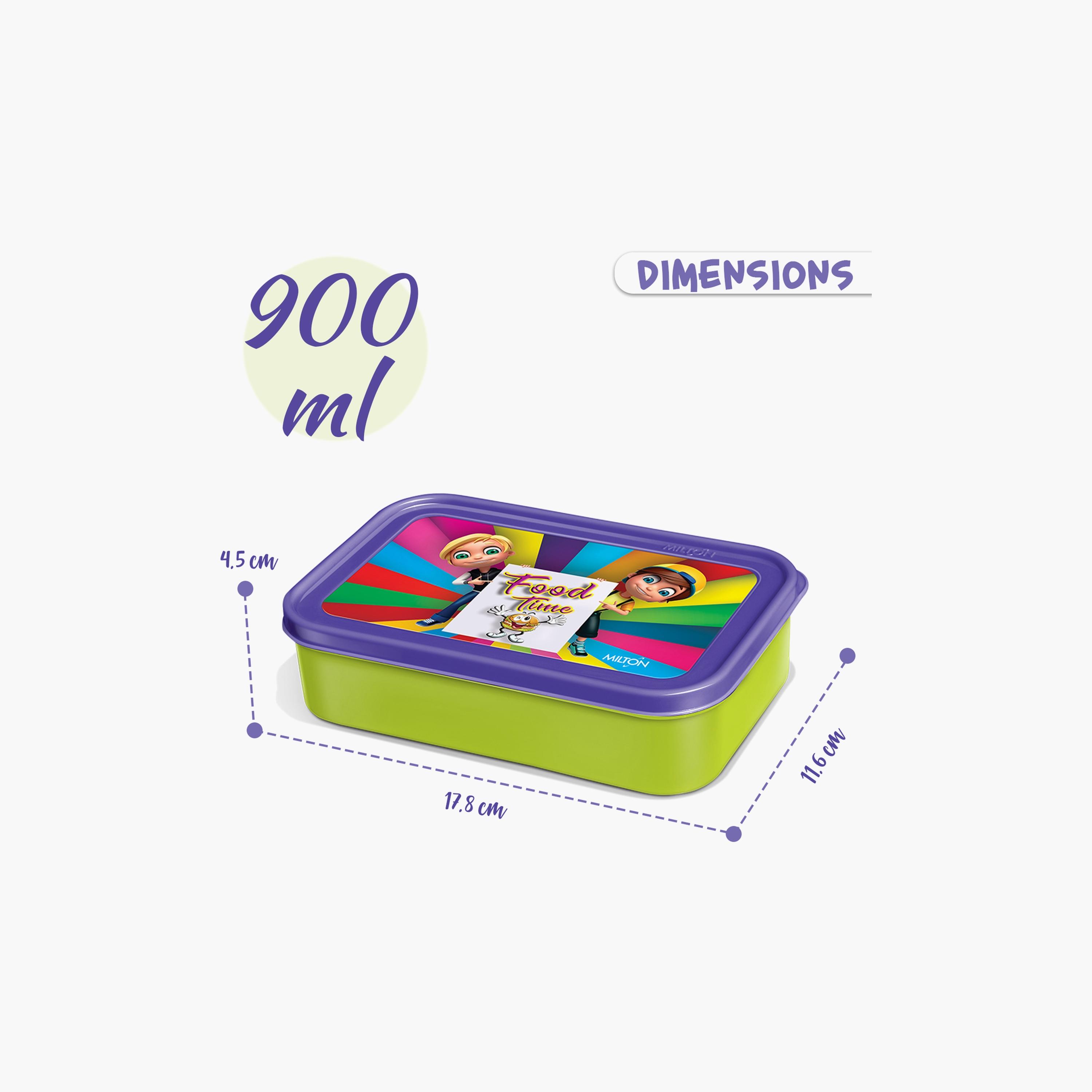 Milton School Time Lunch Box, Green-school-lunchessentials-lunchboxes-image-2