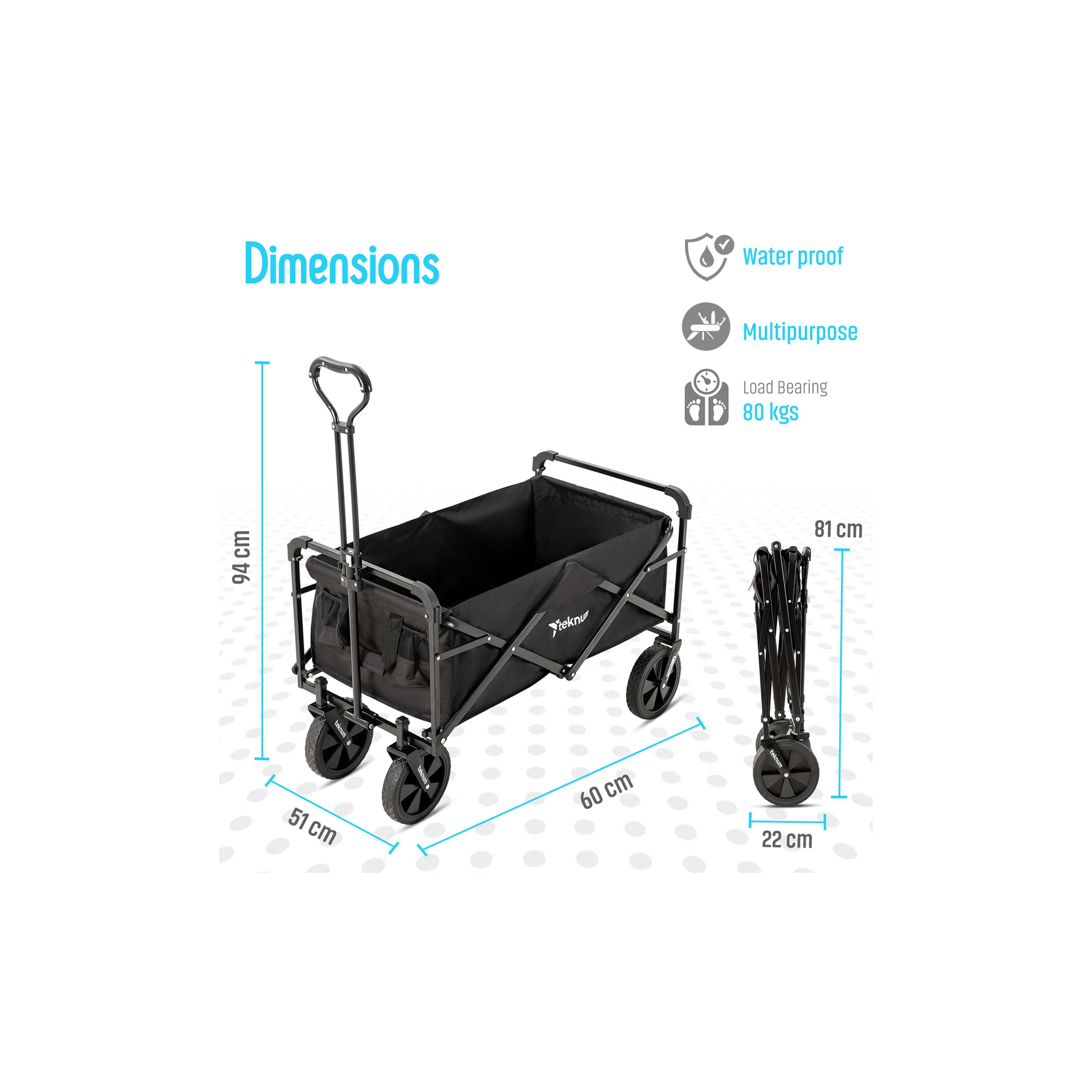 عربة قابلة للطي مع مظلة من تيكنام, أسود-baby-gear-strollersandprams-strollers-image-4