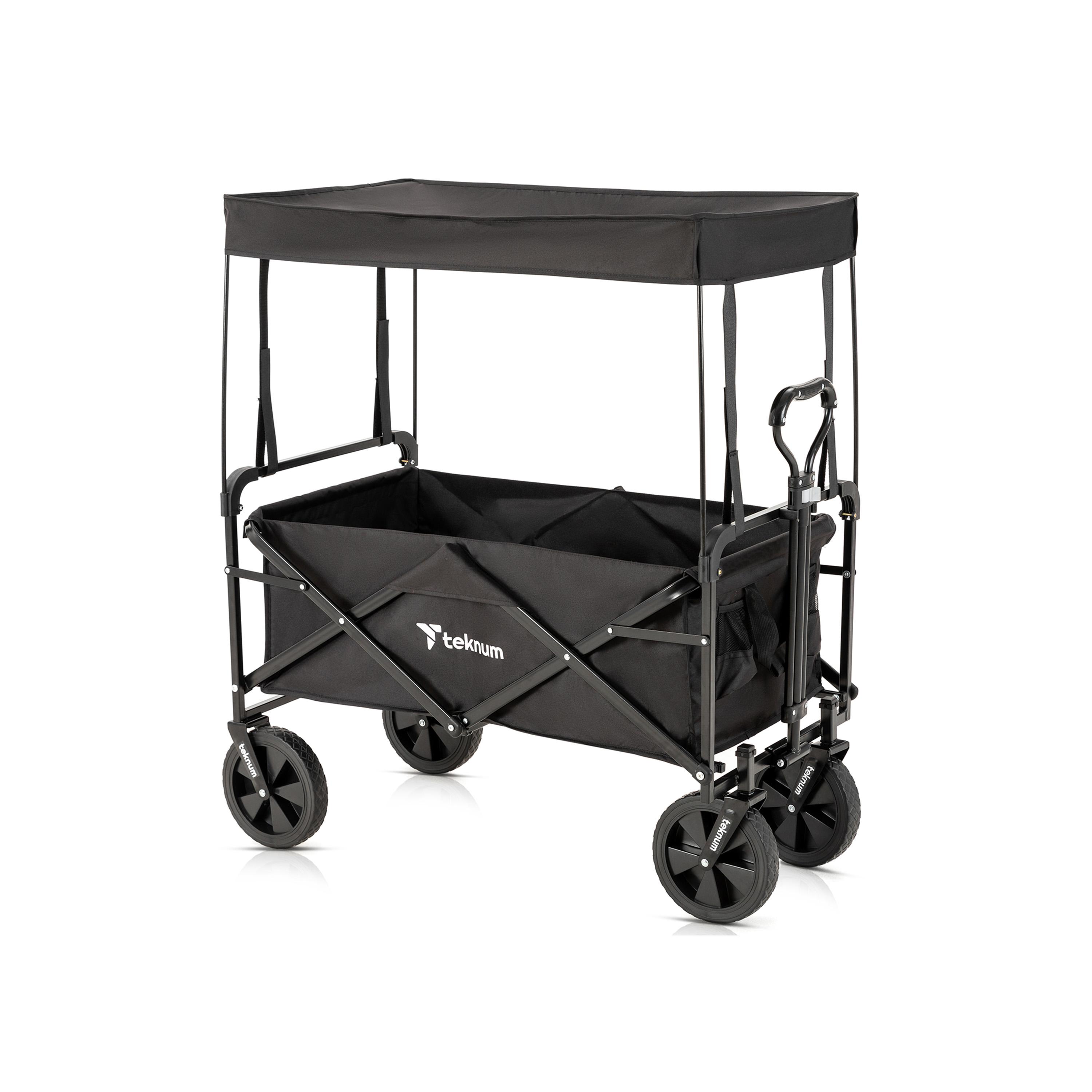 عربة قابلة للطي مع مظلة من تيكنام, أسود-baby-gear-strollersandprams-strollers-image-5