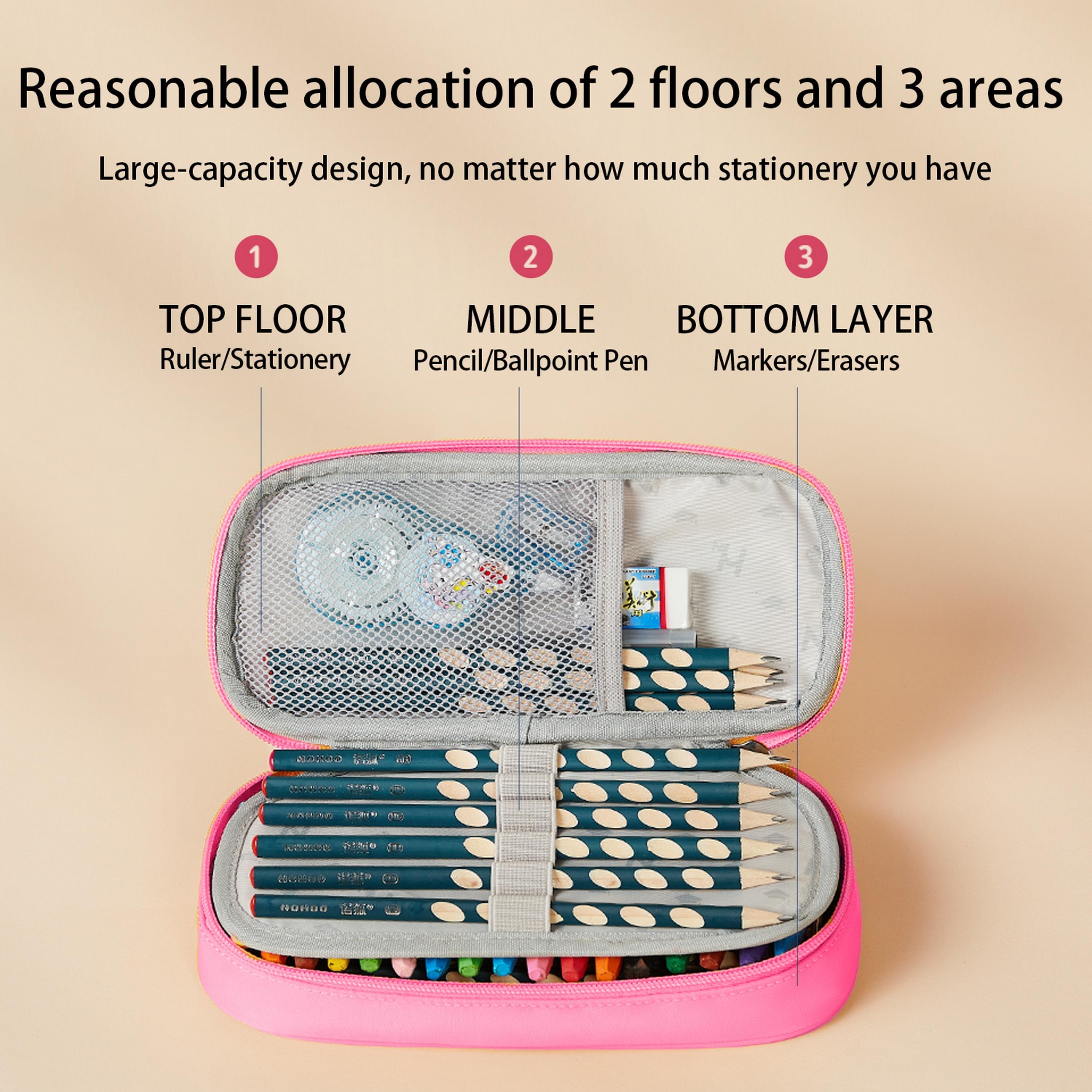 مقلمة من نوهوو, أرنب وردي-school-stationery-pencilcases-image-2