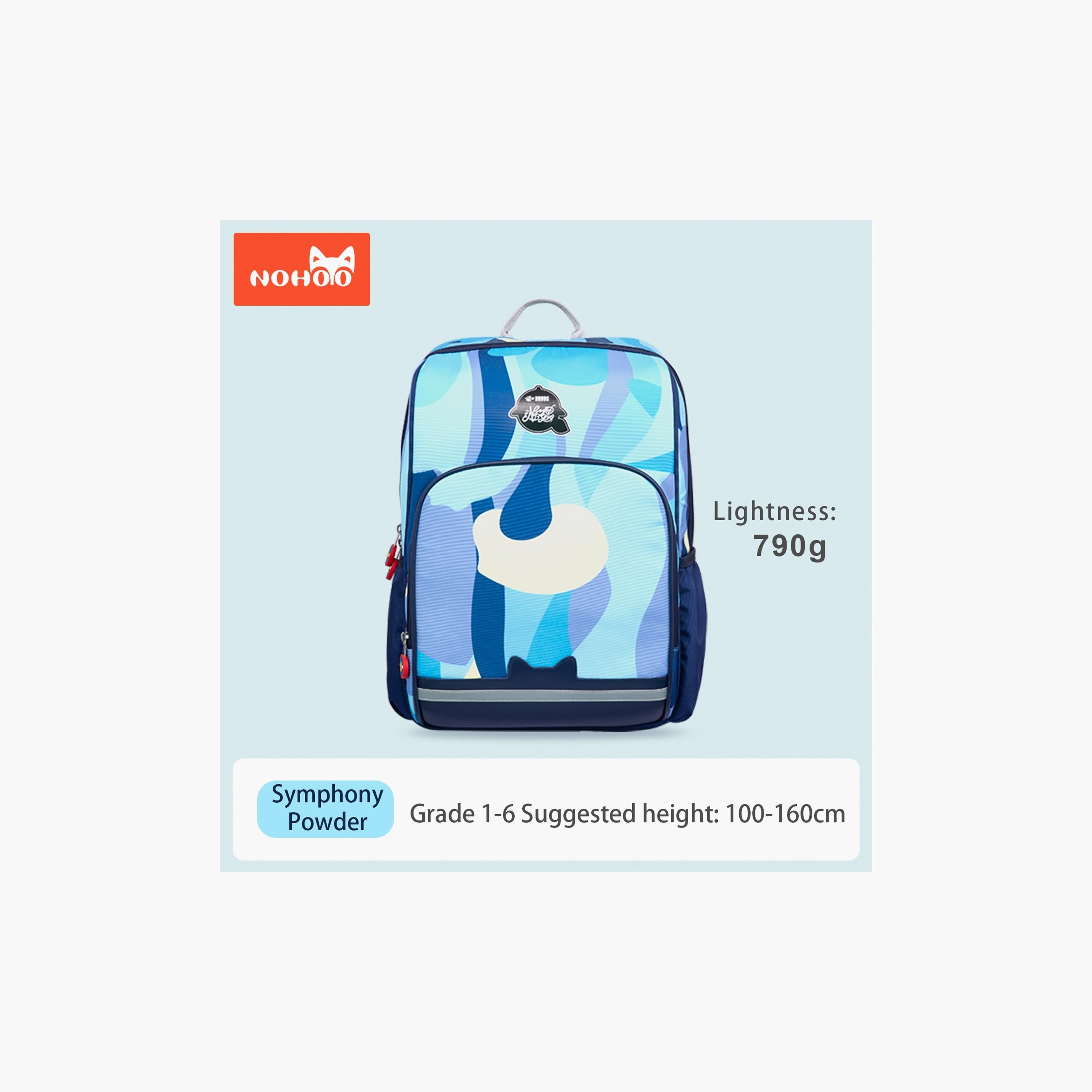 Nohoo School Bag - Symphony Blue-school-bagsandbackpacks-backpacks-image-2