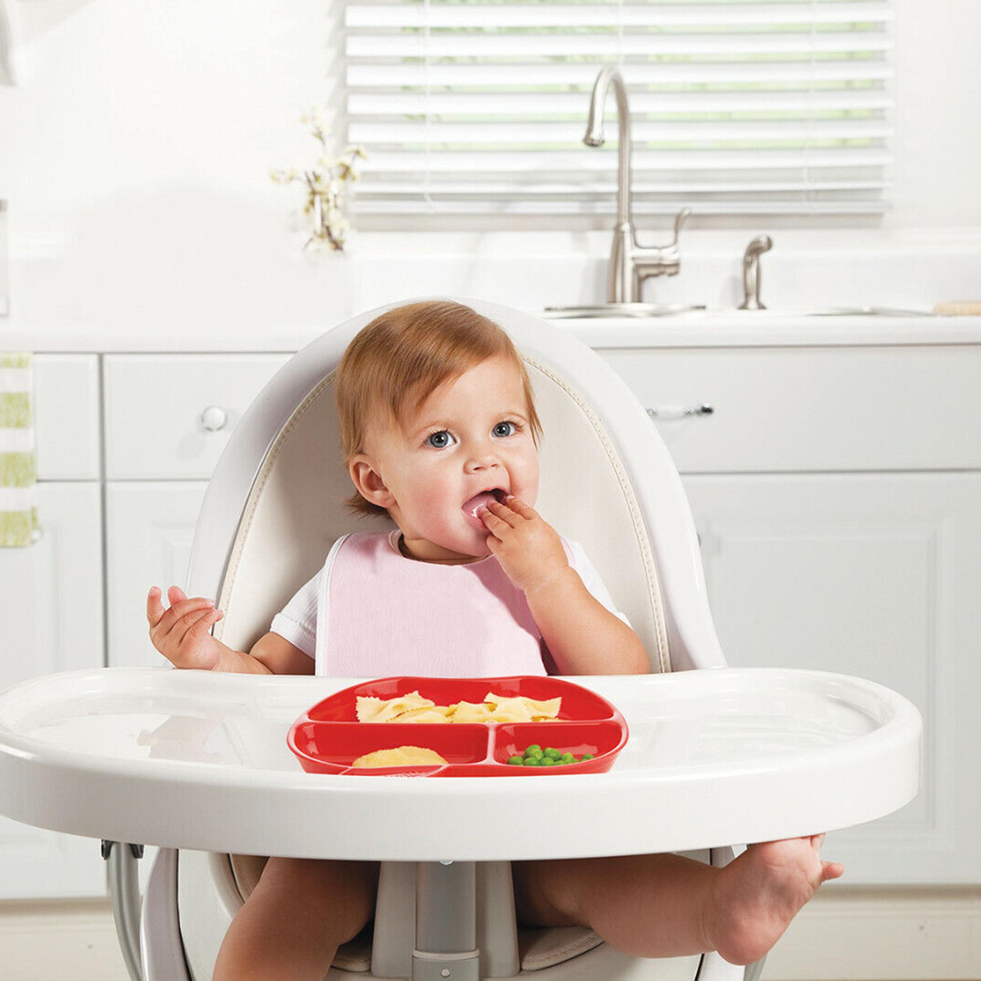 Munchkin Lil' Apple Divided Toddler Plates, Pack Of 3-baby-feeding-mealtimeessentials-image-2