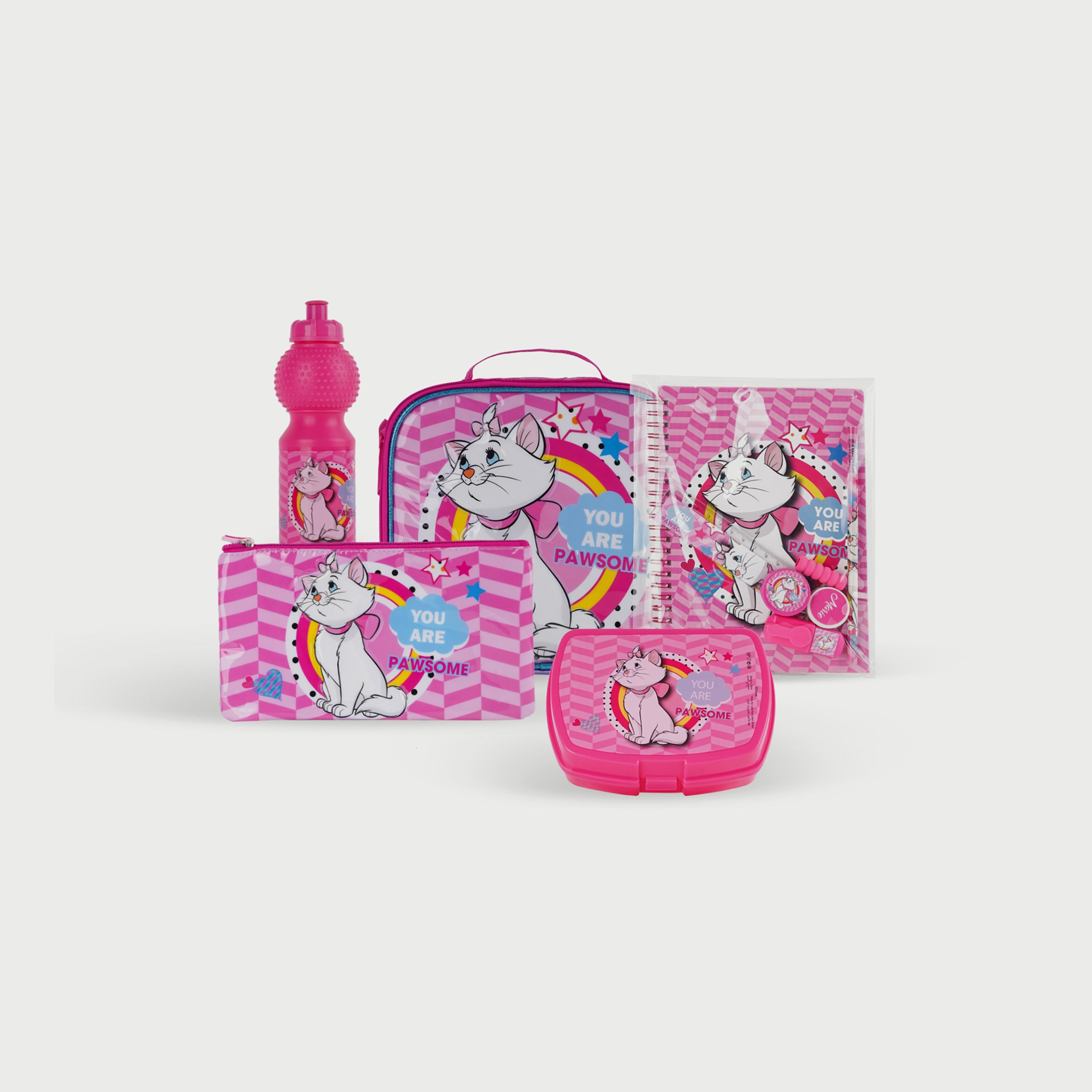 Disney Marie You Are Pawsome 6in1 School Set, 18inch-school-bagsandbackpacks-sets-image-2