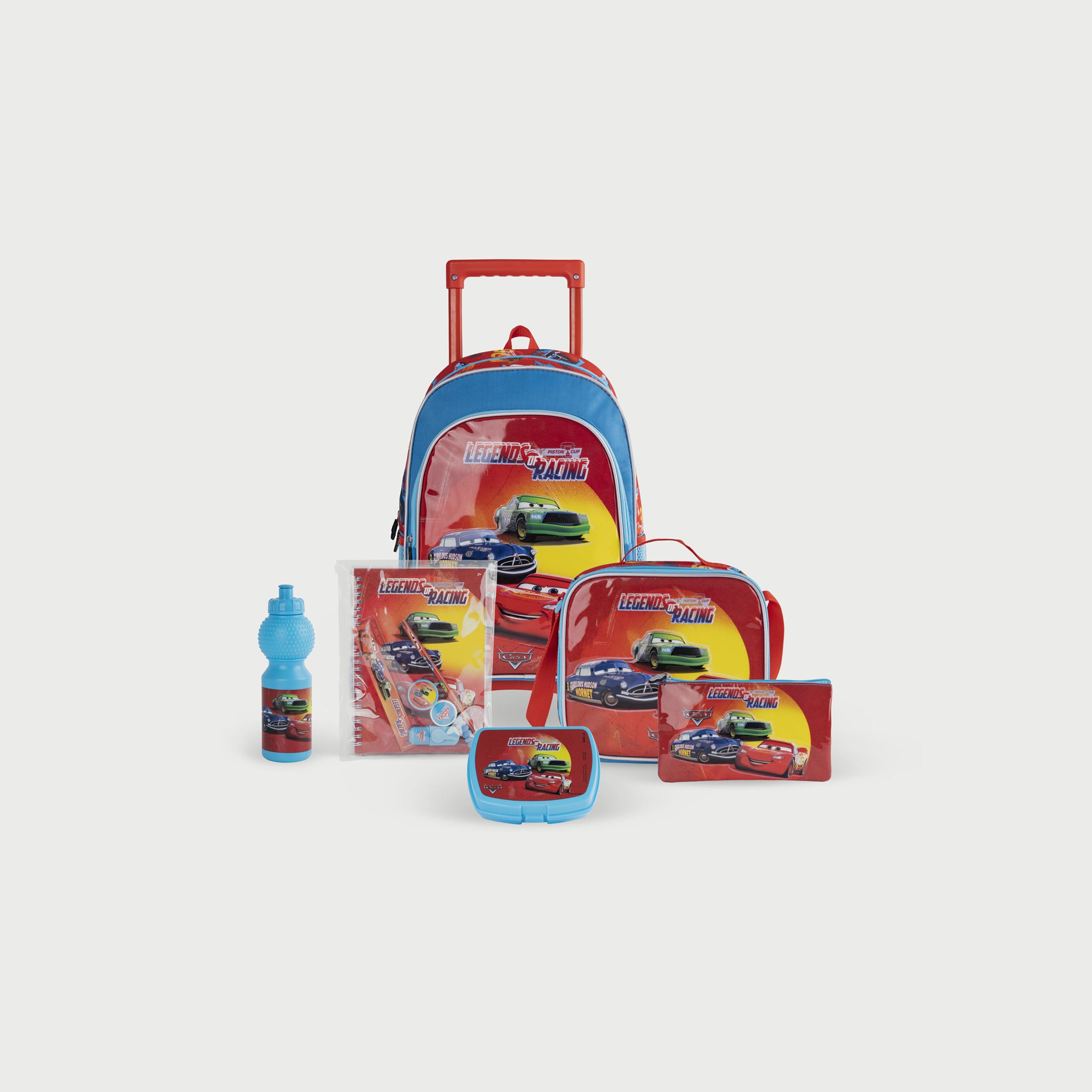 Disney Cars Legends of Racing 6in1 School Set, 16inch-school-bagsandbackpacks-sets-image-1