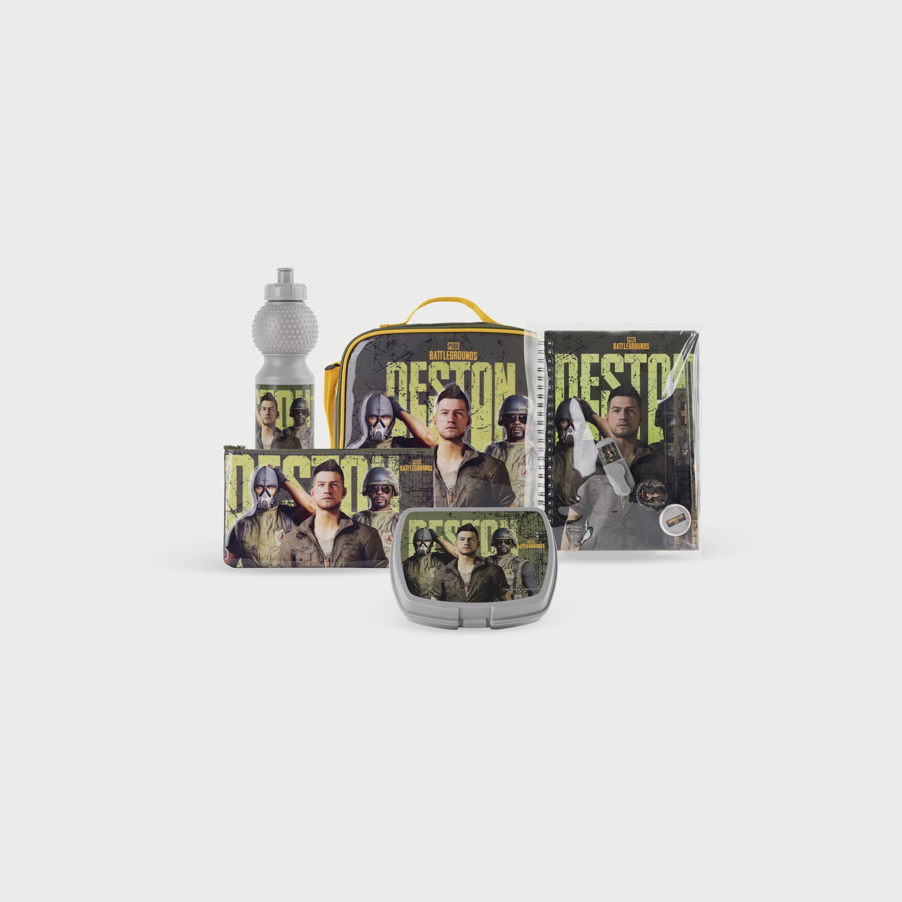 PUBG Battleground Deston 6in1 School Set, 18inch-school-bagsandbackpacks-sets-image-2
