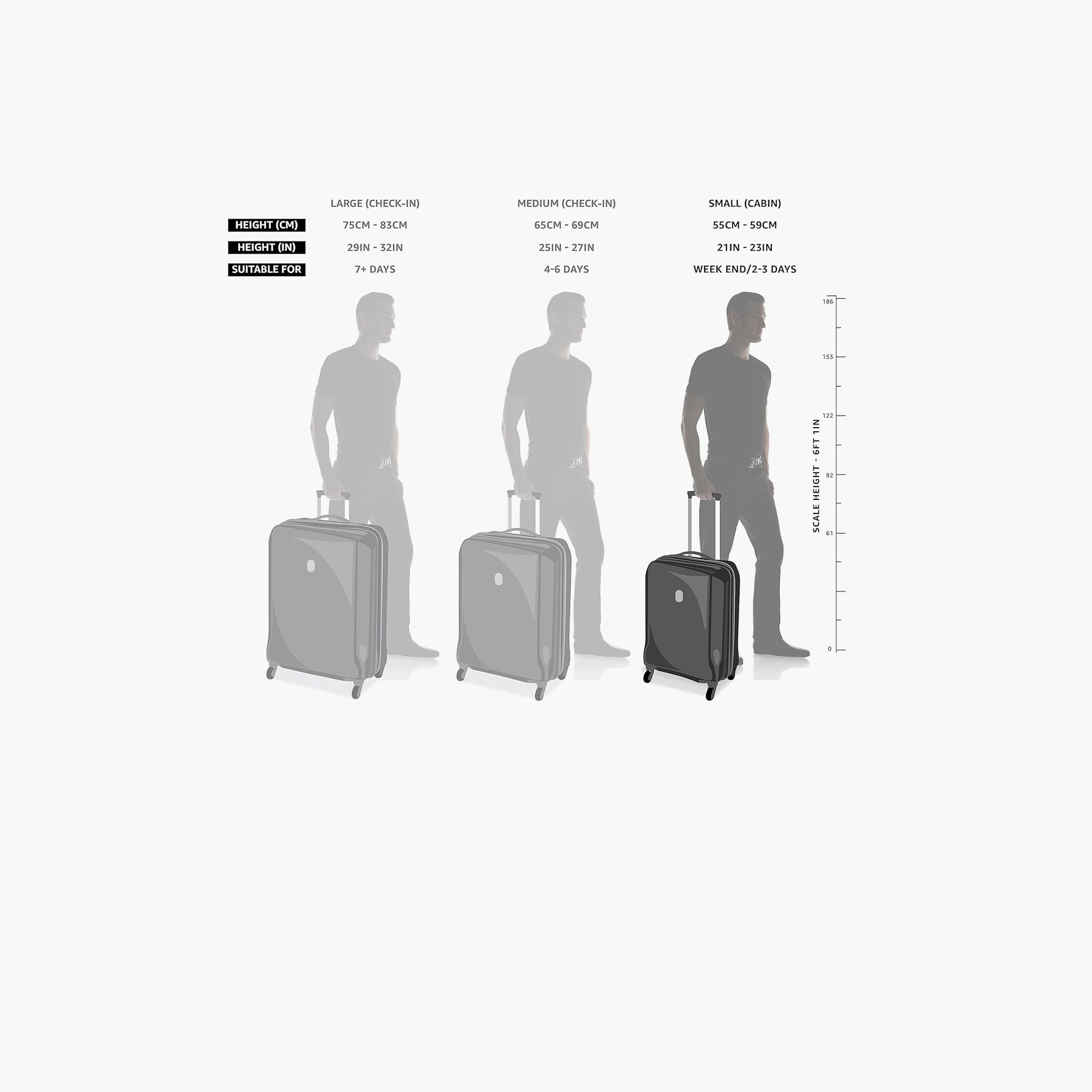 American Tourister Holiday 55 CM Small Cabin Polyester Soft Sided 4-Wheeler Spinner Trolley Bag with TSA Lock-travel-luggagesandbags-luggage-image-4