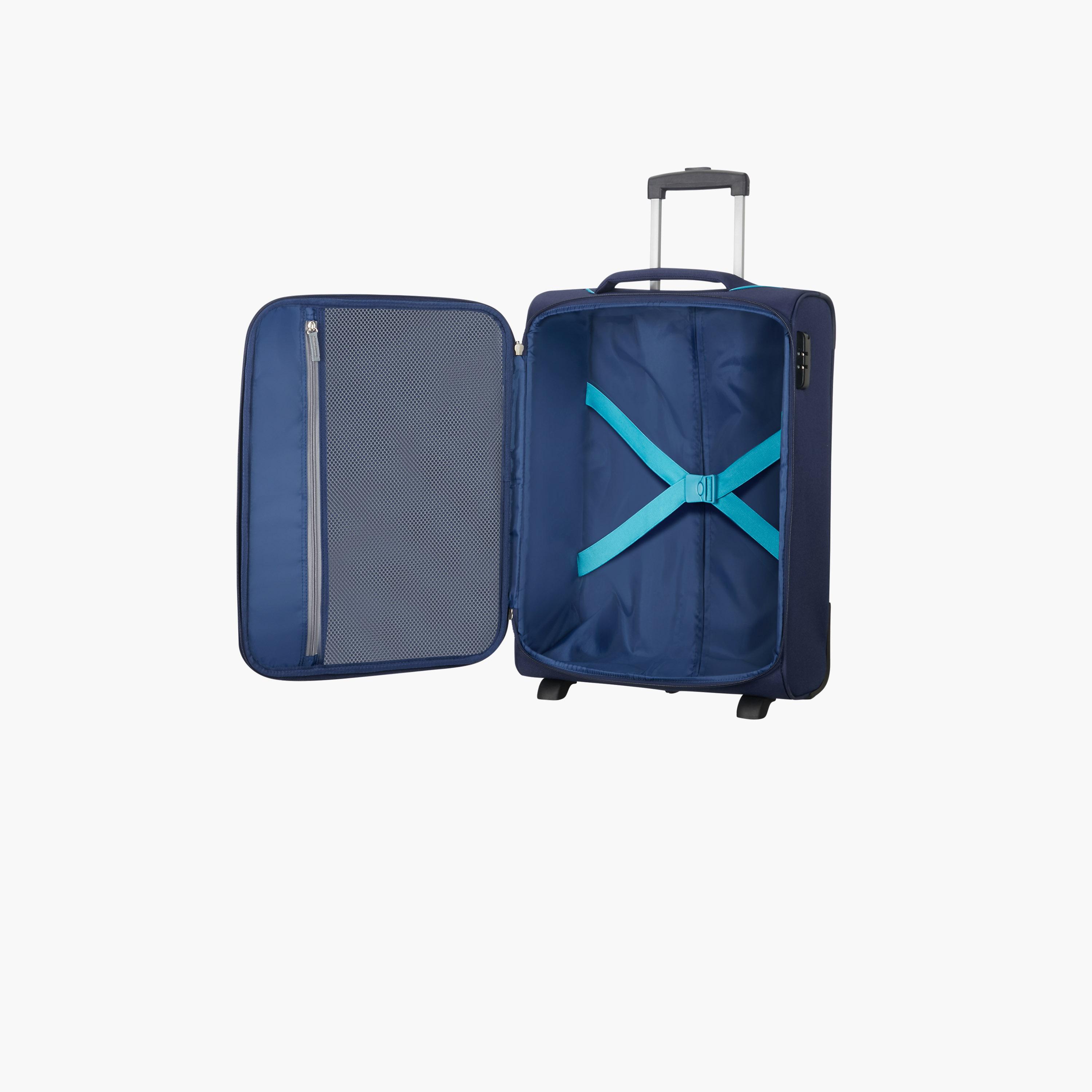 American Tourister Holiday 55 CM Small Cabin Polyester Soft Sided 4-Wheeler Spinner Trolley Bag with TSA Lock-travel-luggagesandbags-luggage-image-5