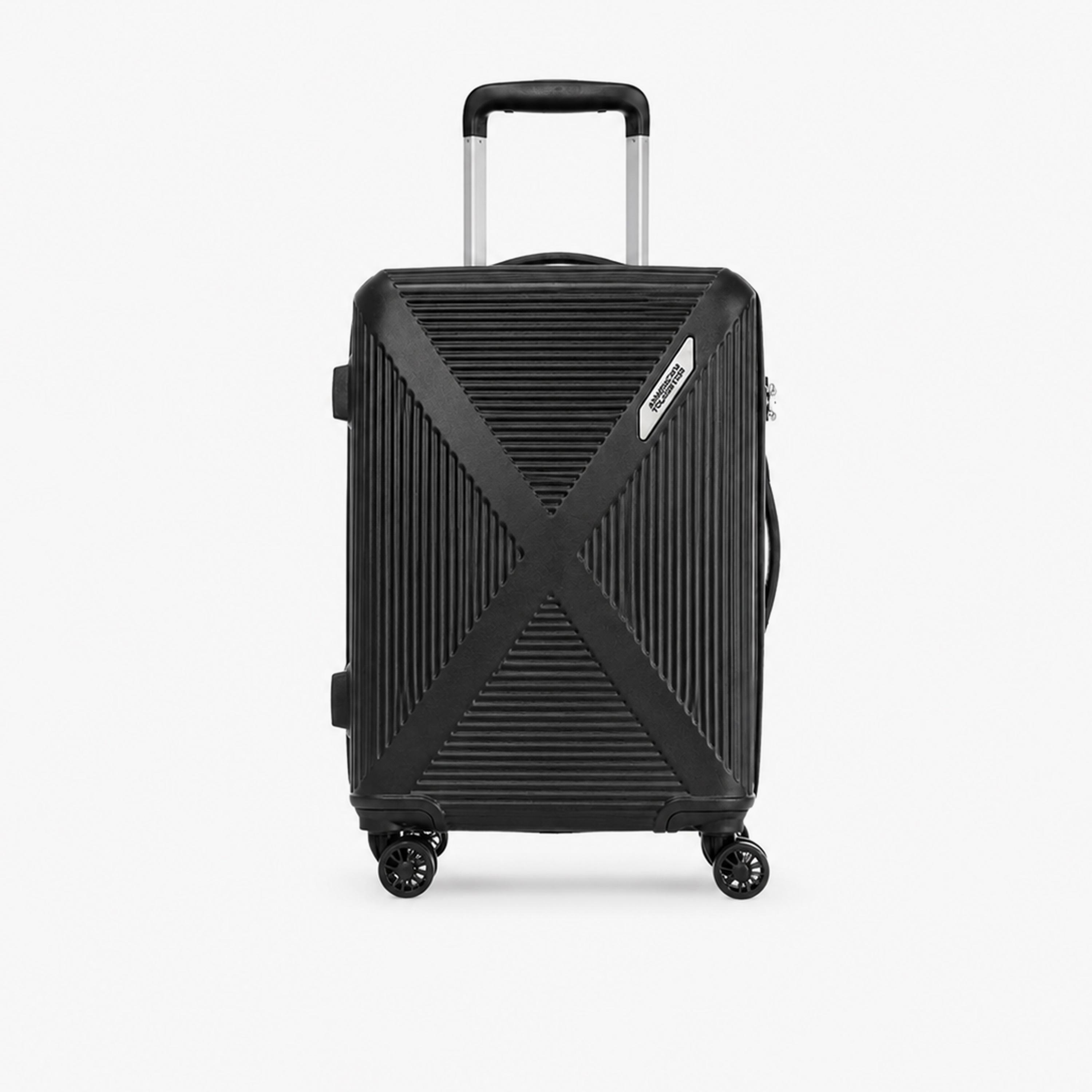 American Tourister Cuatro 55 CM Small Cabin Polypropylene Hard Sided 4-Wheeler Spinner Trolley Bag with TSA Lock-travel-luggagesandbags-luggage-image-14
