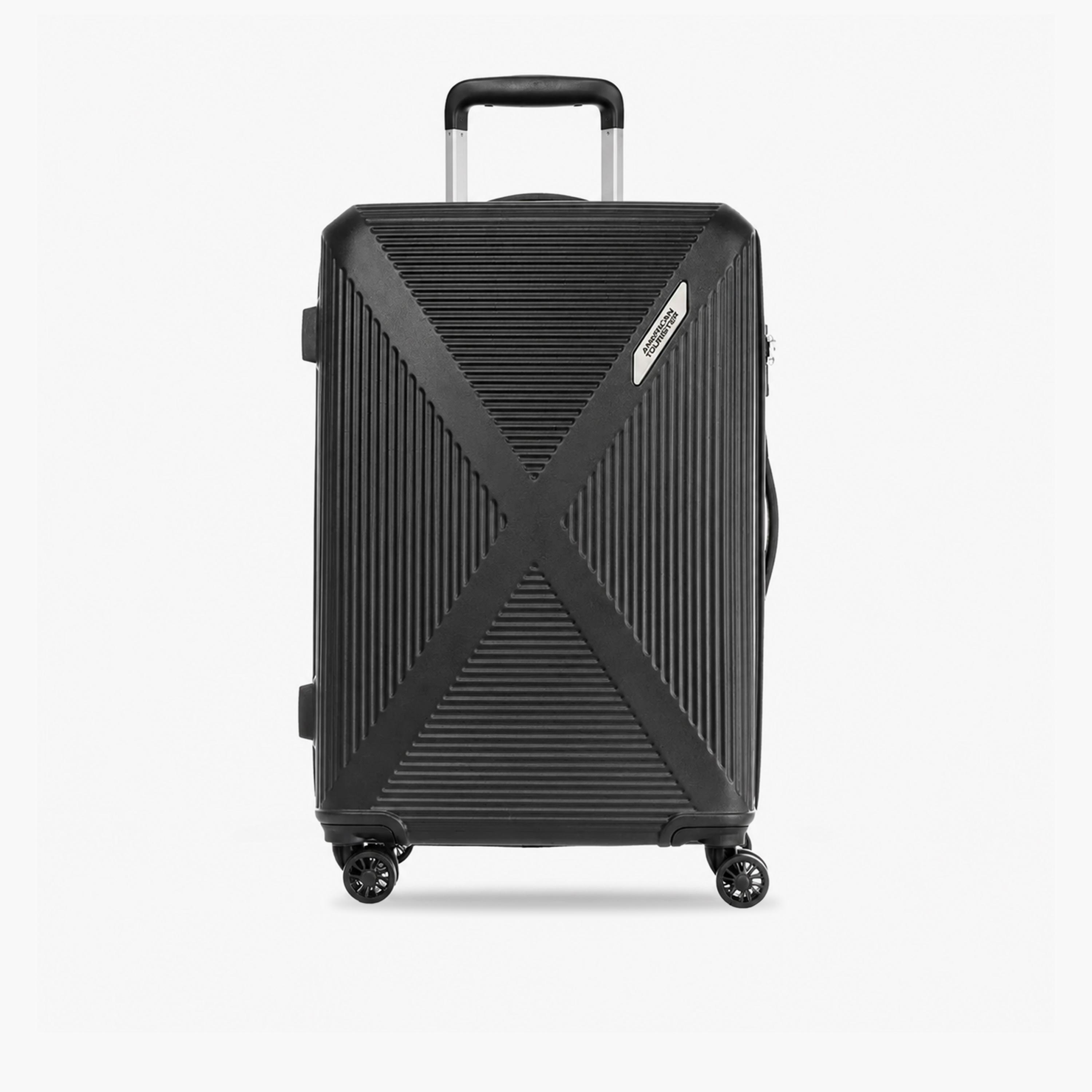 American Tourister Cuatro 79 CM Large Check-in Polypropylene Hard Sided 4-Wheeler Spinner Trolley Bag with TSA Lock-travel-luggagesandbags-luggage-image-5