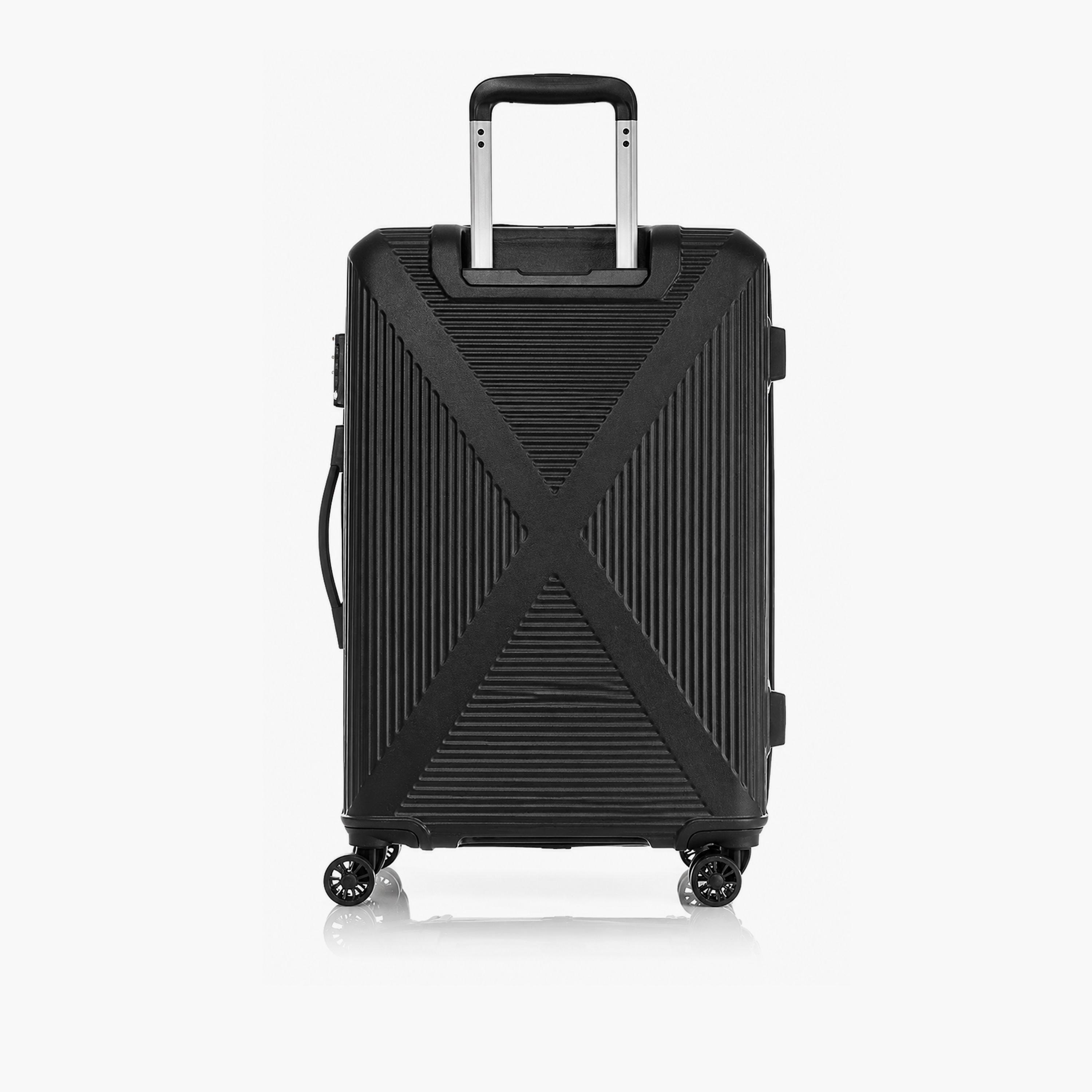 American Tourister Cuatro 79 CM Large Check-in Polypropylene Hard Sided 4-Wheeler Spinner Trolley Bag with TSA Lock-travel-luggagesandbags-luggage-image-6