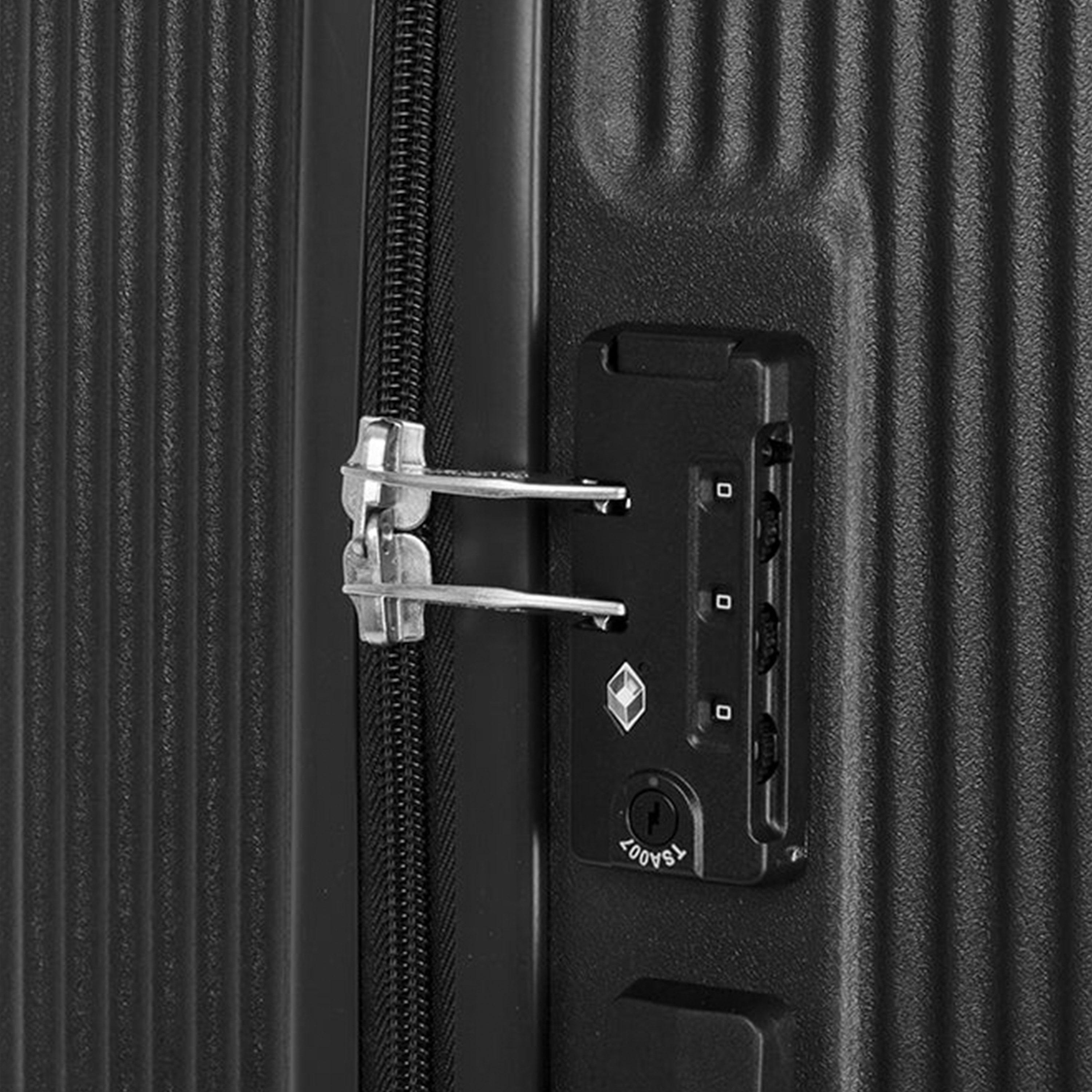 American Tourister Cuatro 79 CM Large Check-in Polypropylene Hard Sided 4-Wheeler Spinner Trolley Bag with TSA Lock-travel-luggagesandbags-luggage-image-9