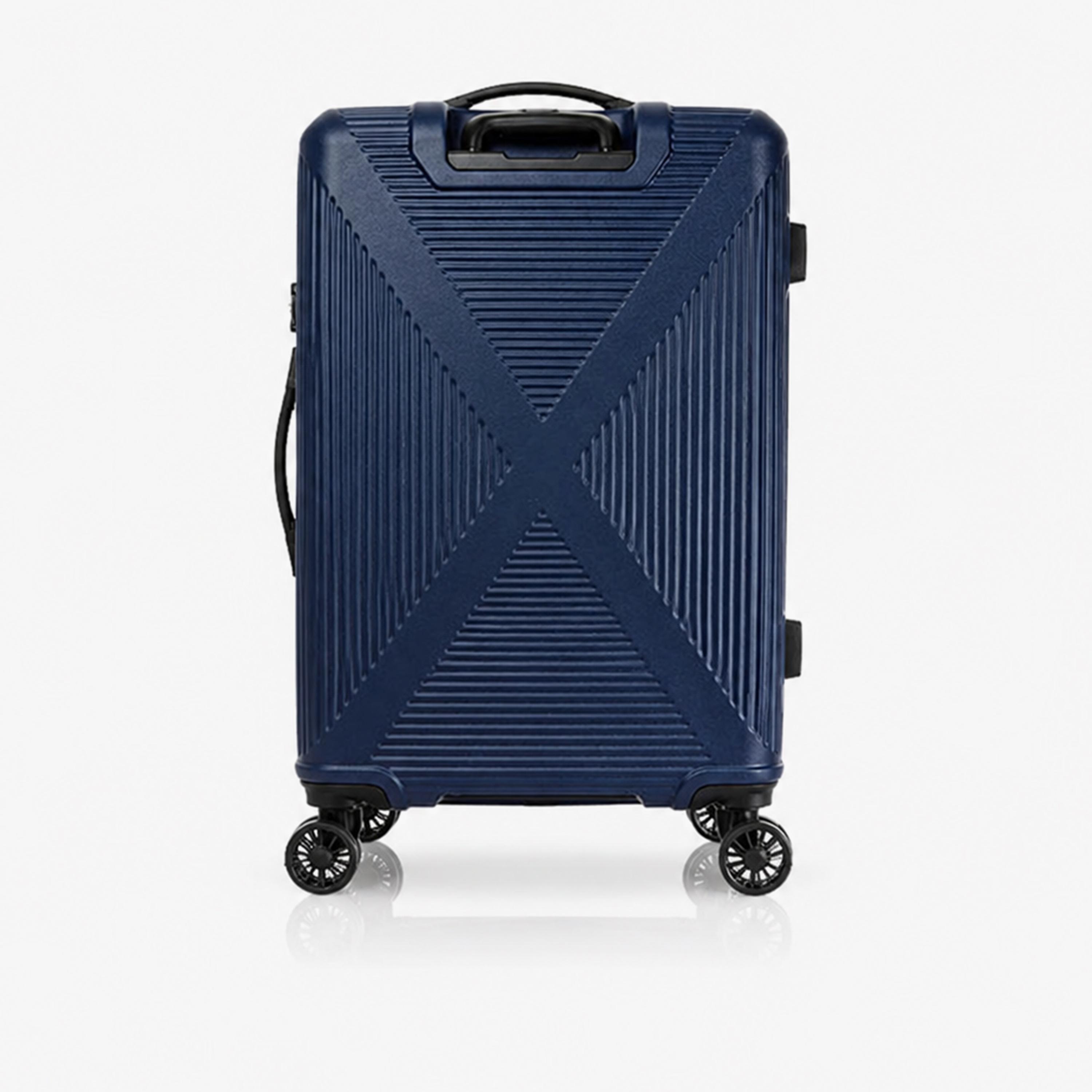 American Tourister Cuatro 55 CM Small Cabin Polypropylene Hard Sided 4-Wheeler Spinner Trolley Bag with TSA Lock-travel-luggagesandbags-luggage-image-6