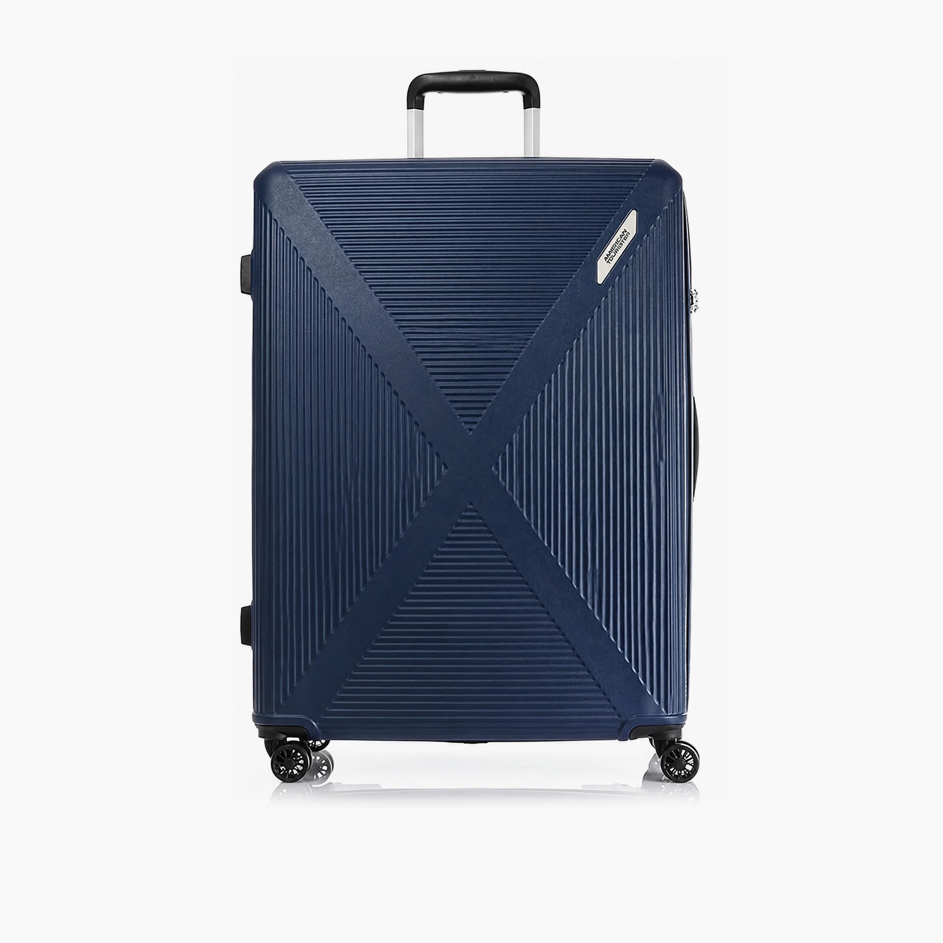 American Tourister Cuatro 79 CM Large Check-in Polypropylene Hard Sided 4-Wheeler Spinner Trolley Bag with TSA Lock-travel-luggagesandbags-luggage-image-15