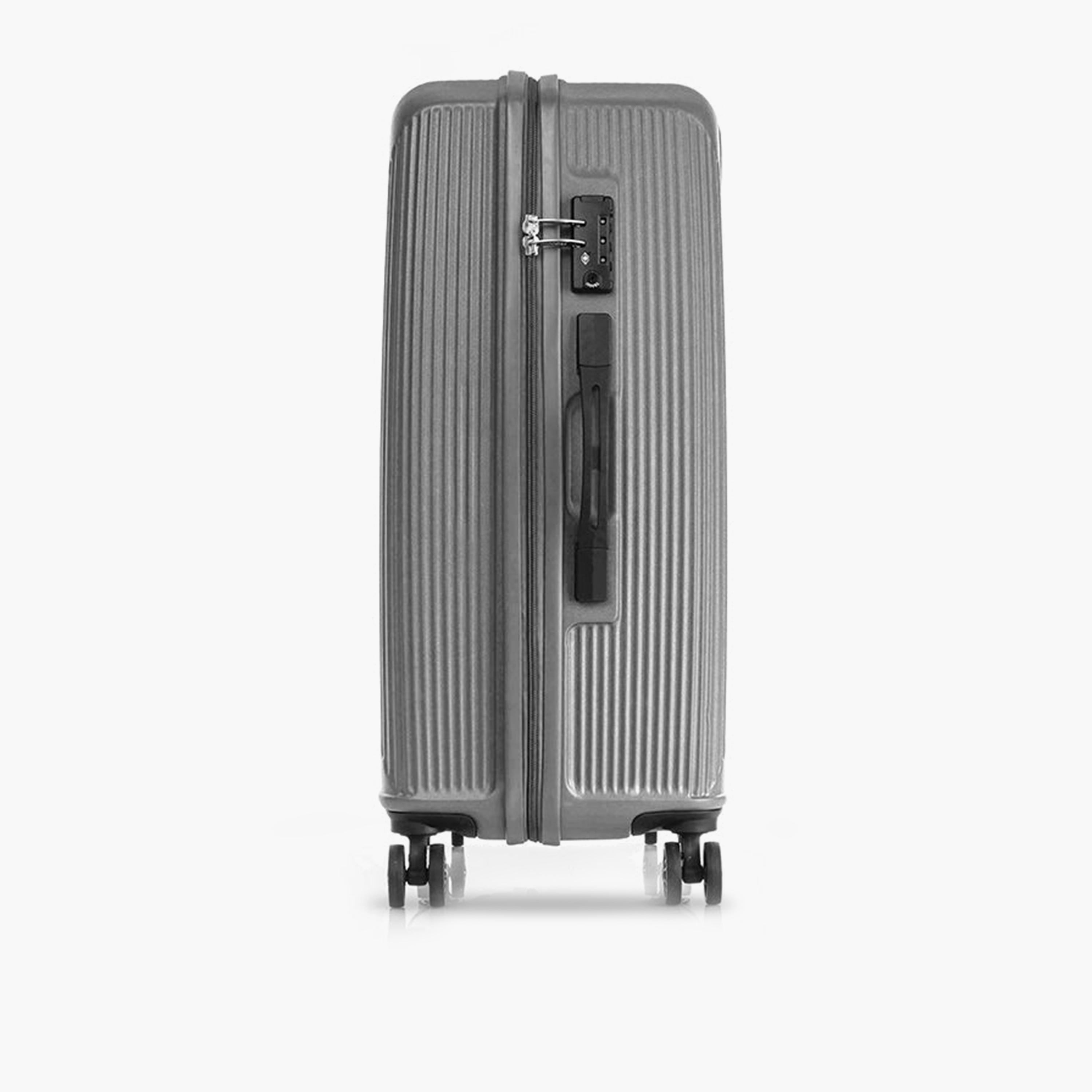 American Tourister Cuatro 79 CM Large Check-in Polypropylene Hard Sided 4-Wheeler Spinner Trolley Bag with TSA Lock-travel-luggagesandbags-luggage-image-30