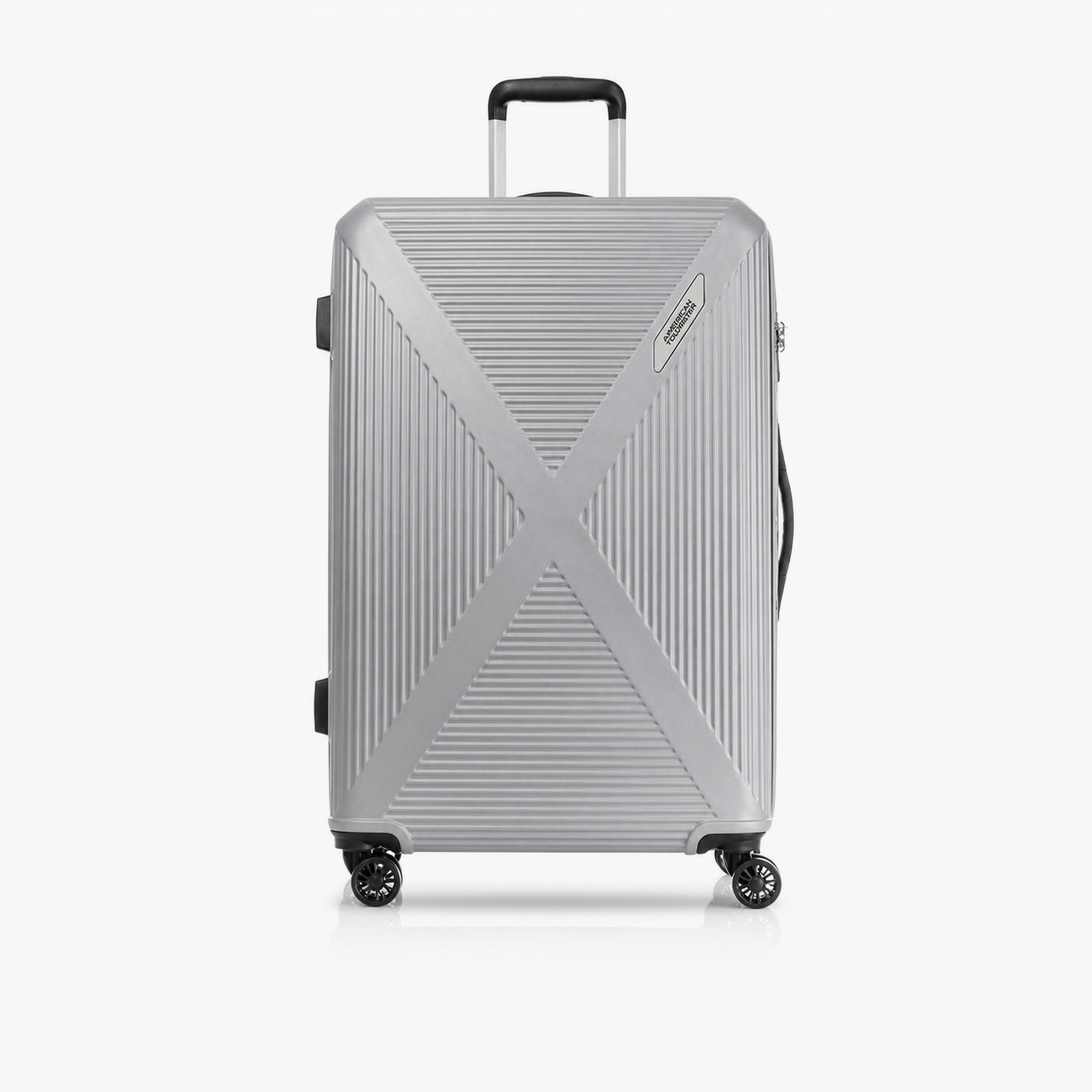 American Tourister Cuatro 79 CM Large Check-in Polypropylene Hard Sided 4-Wheeler Spinner Trolley Bag with TSA Lock-travel-luggagesandbags-luggage-image-25