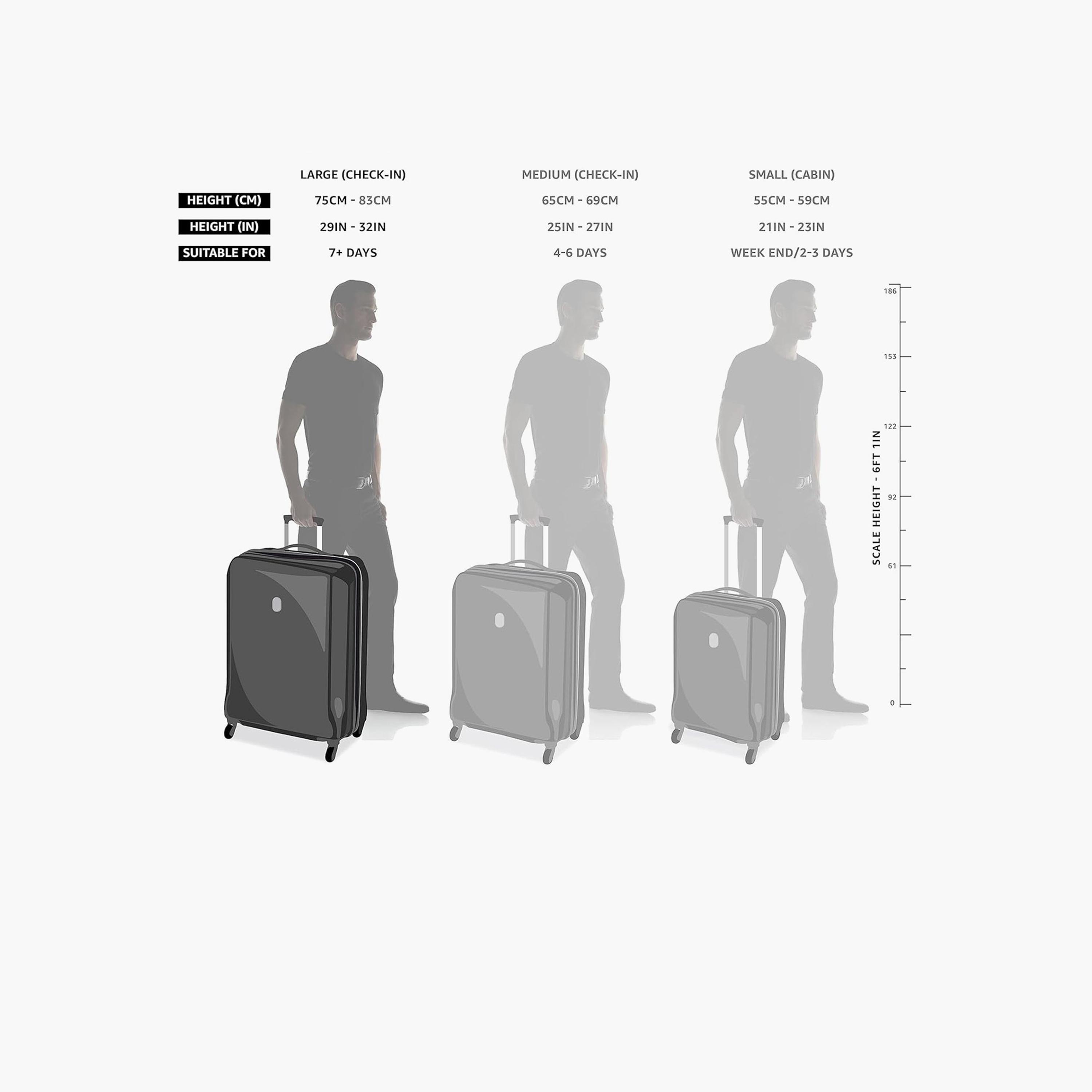 American Tourister Cuatro 79 CM Large Check-in Polypropylene Hard Sided 4-Wheeler Spinner Trolley Bag with TSA Lock-travel-luggagesandbags-luggage-image-27