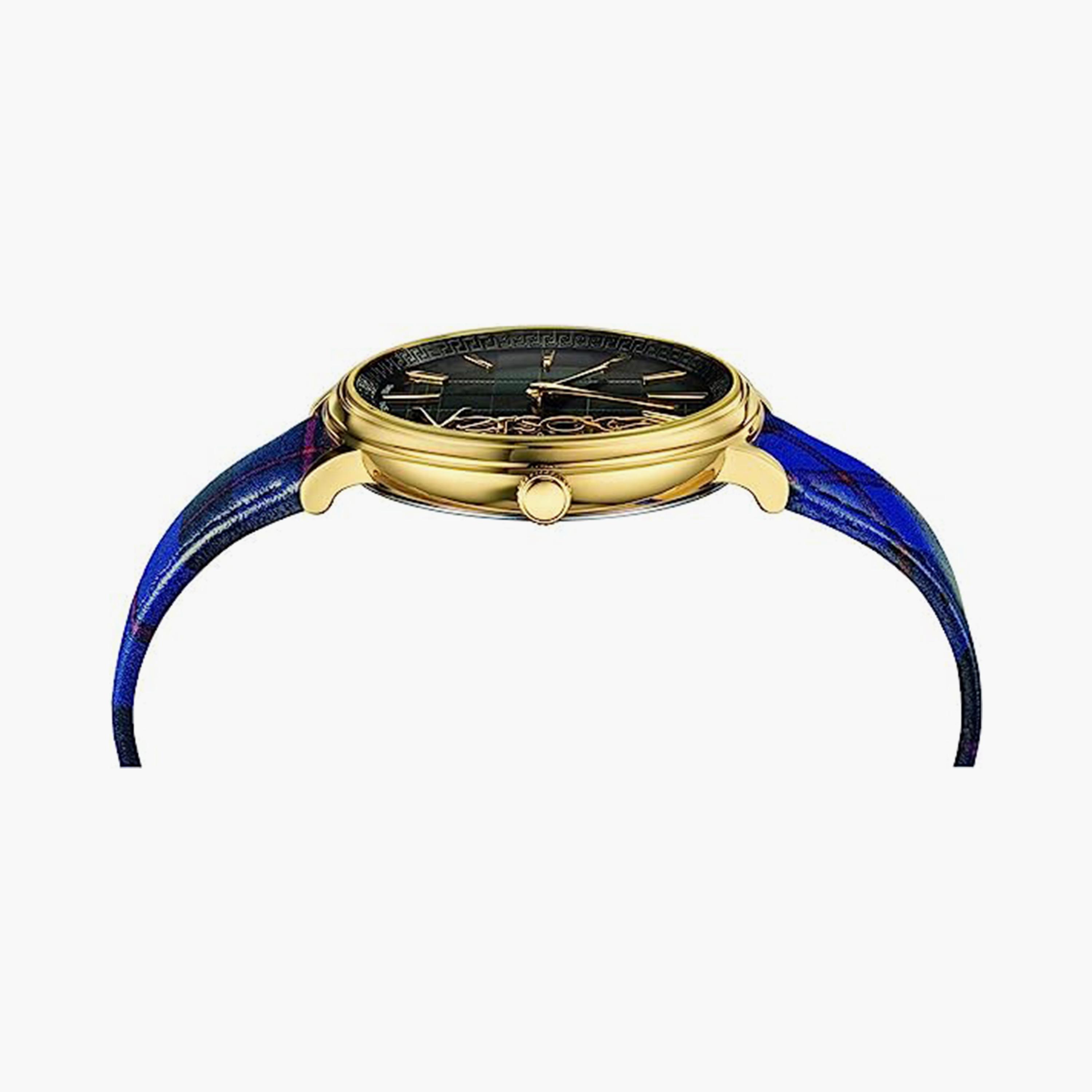  VE8100218 | ساعة فيرساتشي صناعة سويسرية بسوار جلدي ازرق ذو أنالوج للنساء -women-watchesandjewellery-watches-image-3