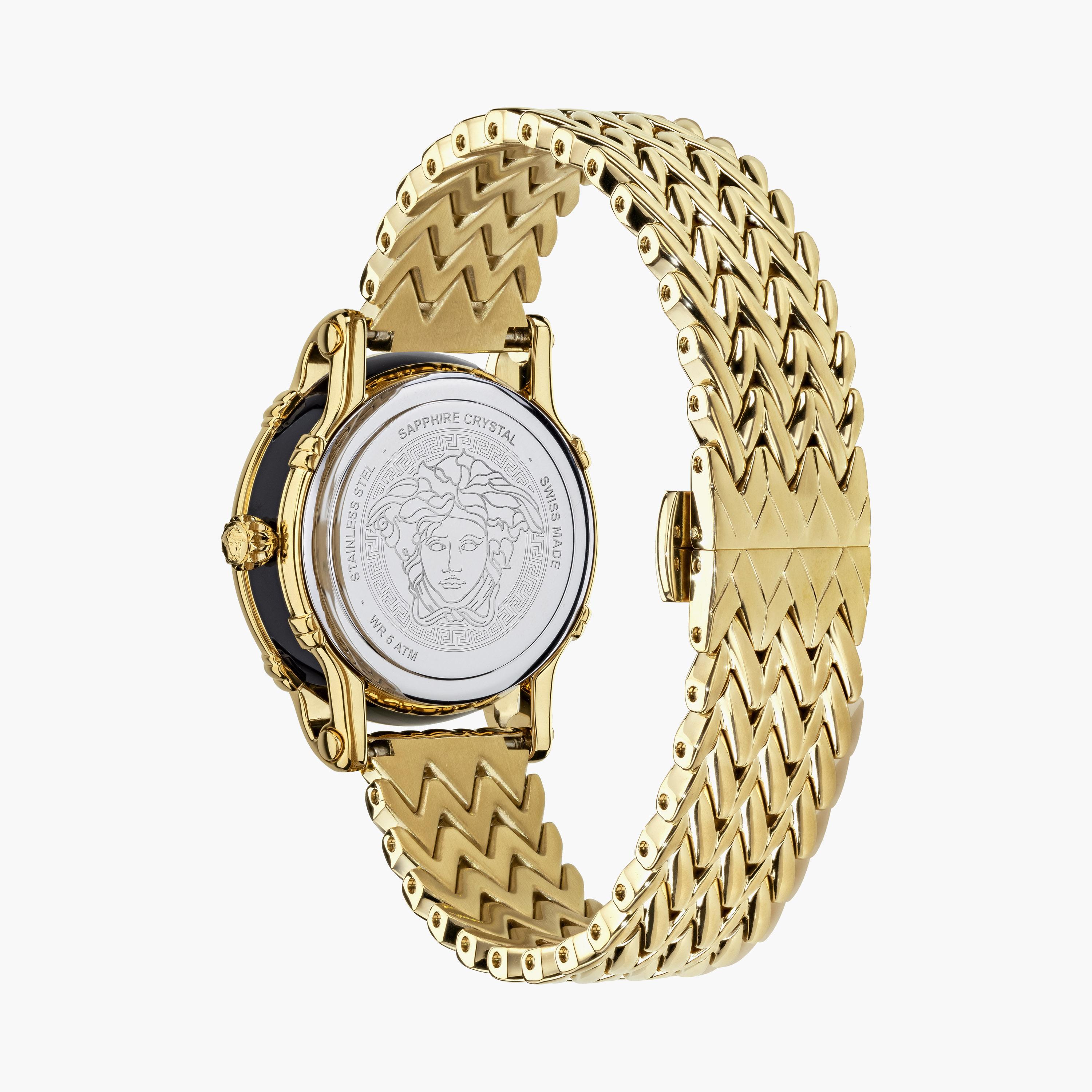  VEPN00620 | ساعة فيرساتشي صناعة سويسرية بسوار ذهبي ذو أنالوج من ستانلس ستيل للنساء -women-watchesandjewellery-watches-image-2