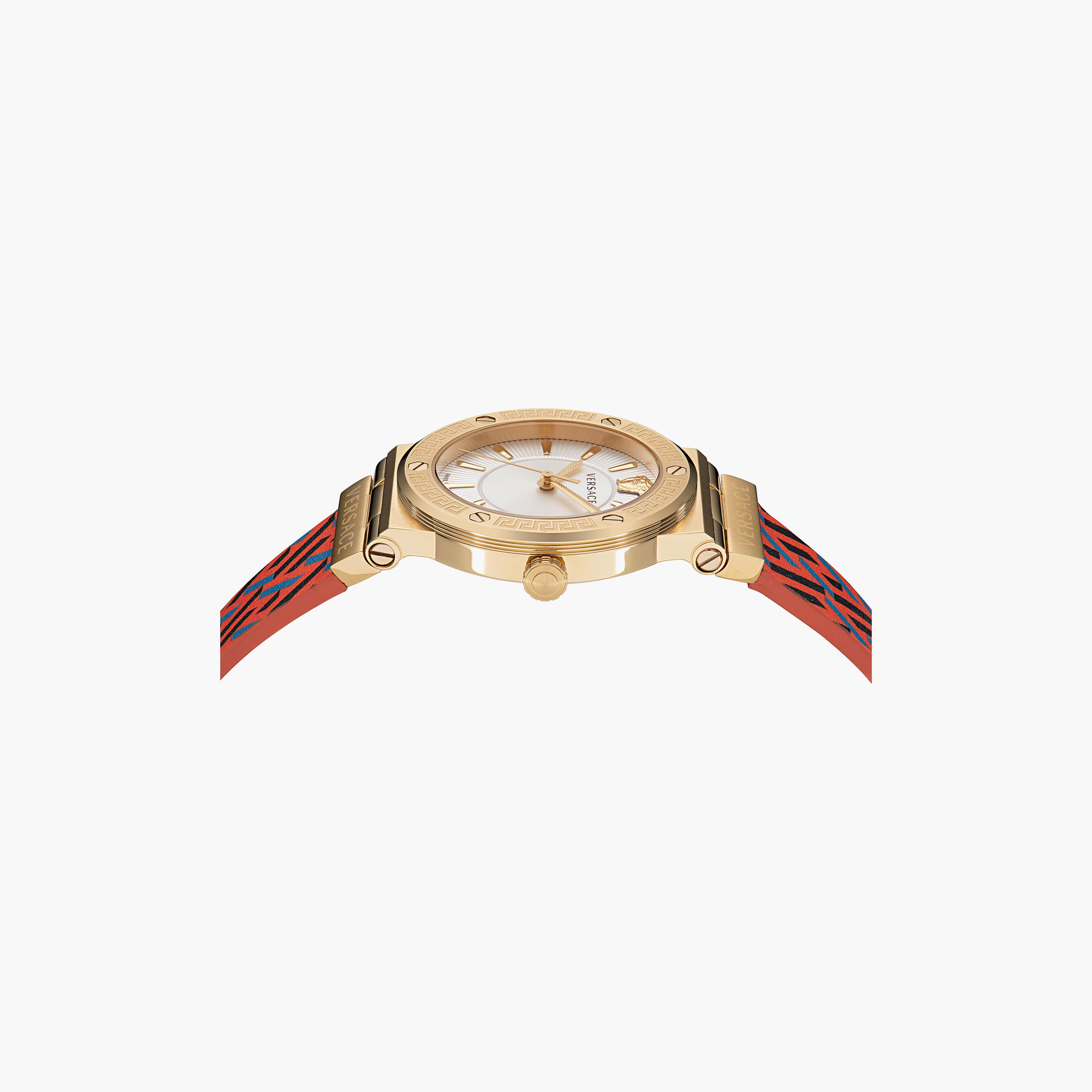  VEVH01521 | ساعة فيرساتشي صناعة سويسرية بسوار جلدي بمتعدد الالوان ذو أنالوج للنساء -women-watchesandjewellery-watches-image-3