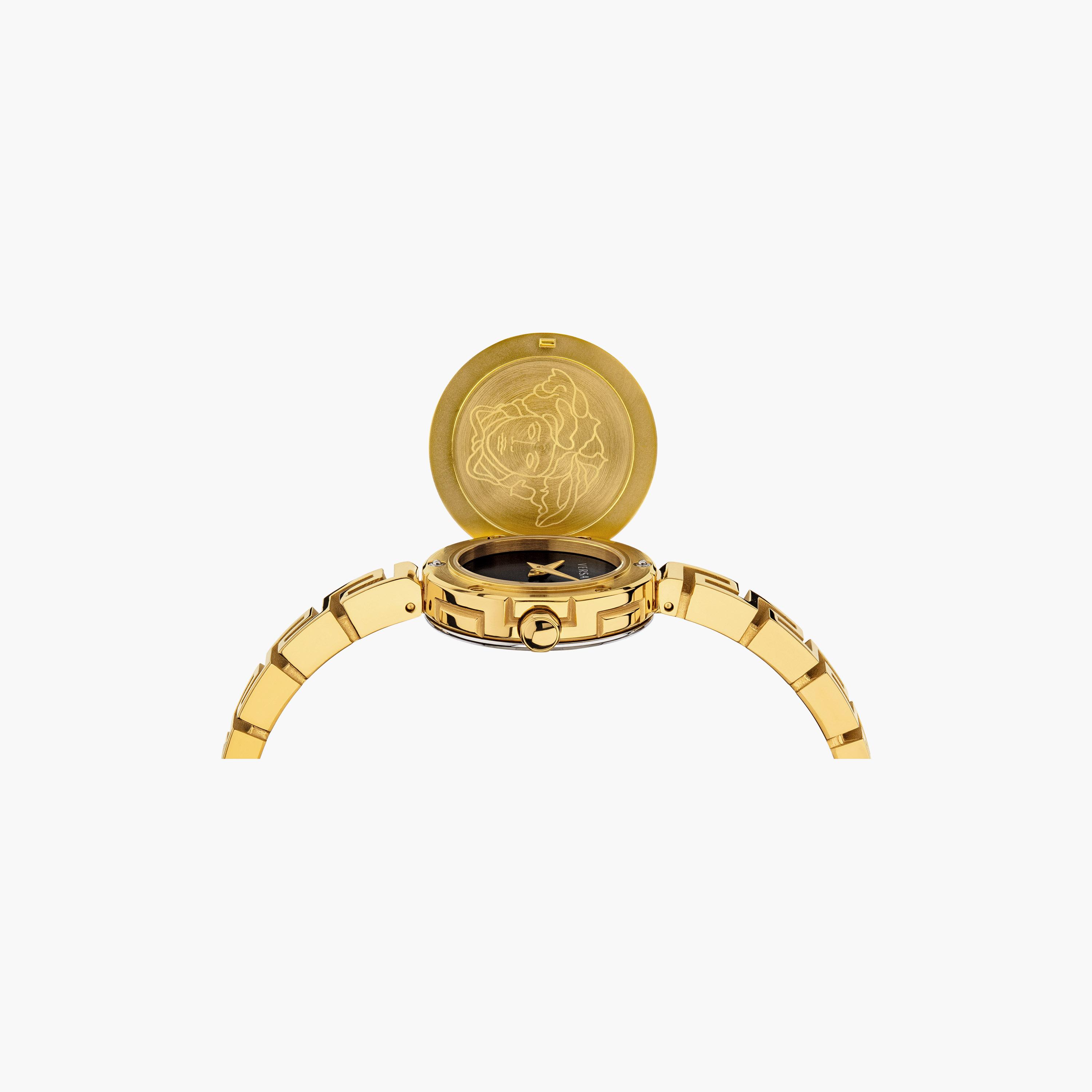  VEZ500221 | ساعة فيرساتشي صناعة سويسرية بسوار ذهبي ذو أنالوج من ستانلس ستيل -women-watchesandjewellery-watches-image-3