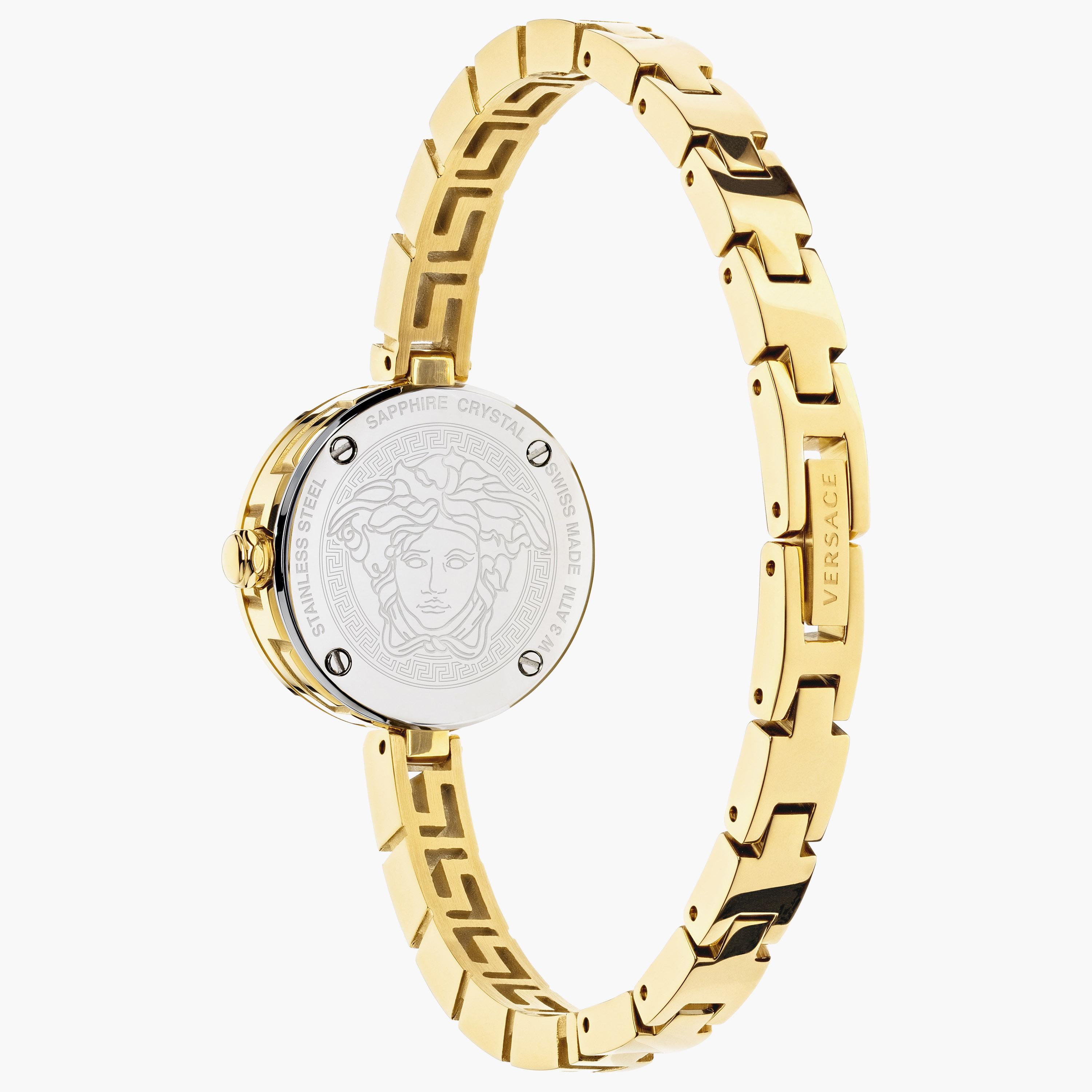  VEZ500221 | ساعة فيرساتشي صناعة سويسرية بسوار ذهبي ذو أنالوج من ستانلس ستيل -women-watchesandjewellery-watches-image-4