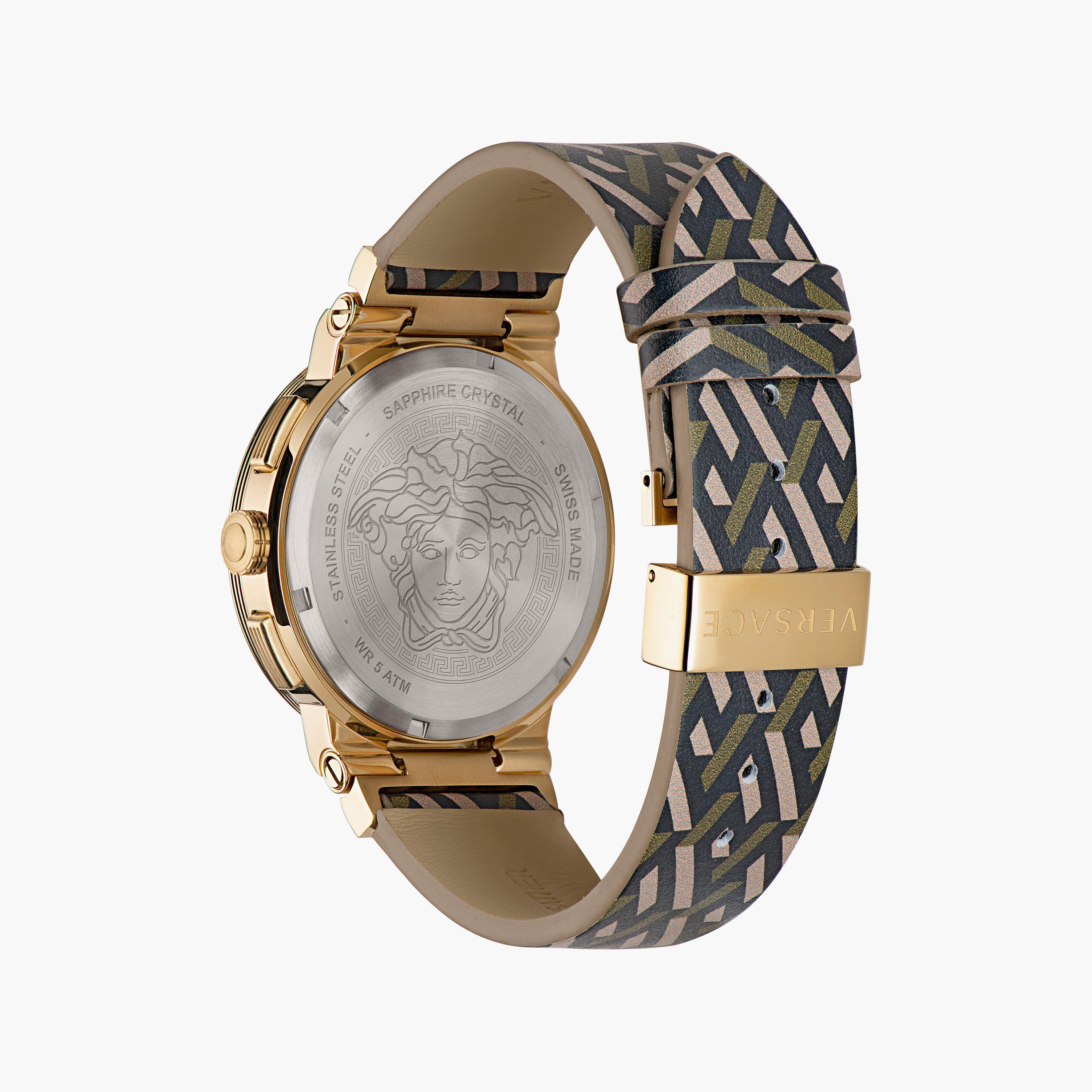  VEZ900621 | ساعة فيرساتشي صناعة سويسرية بسوار جلدي بمتعدد الالوان ذو كرونوغراف للرجال -men-watchesandjewellery-watches-image-2
