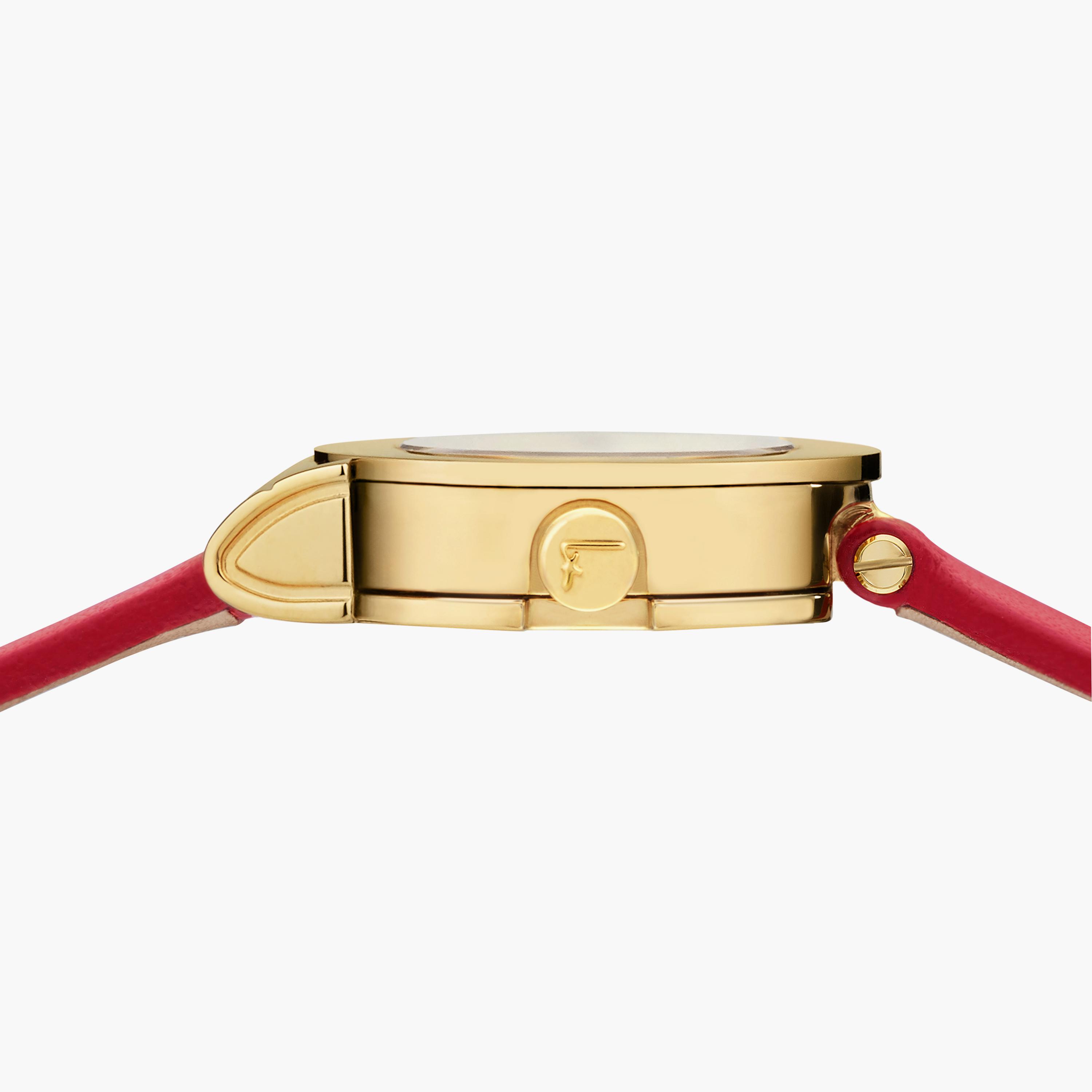  SF4300218 | ساعة سالفاتور فيراغامو صناعة سويسرية بسوار جلدي احمر ذو أنالوج -women-watchesandjewellery-watches-image-4