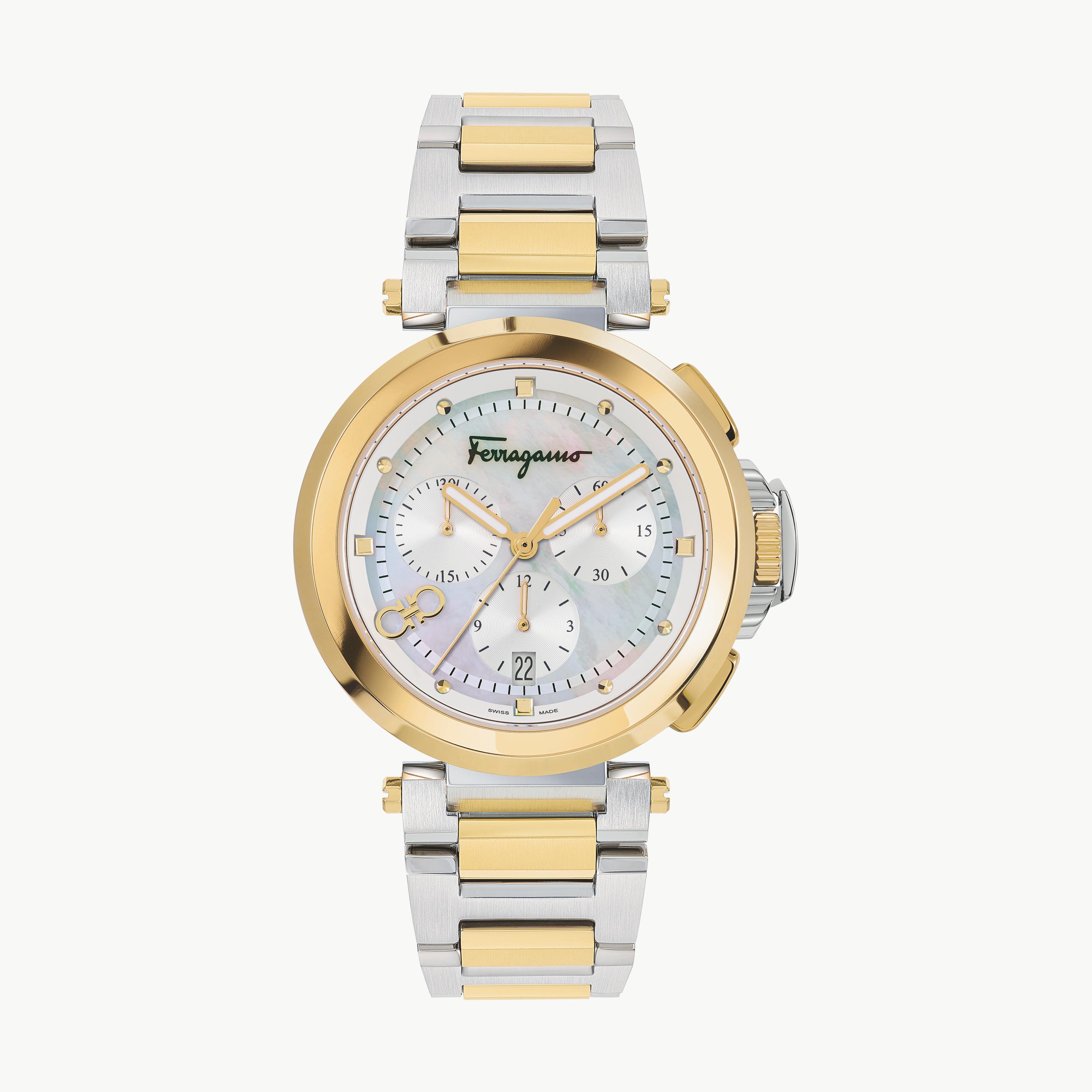 Salvatore ferragamo gold discount watch