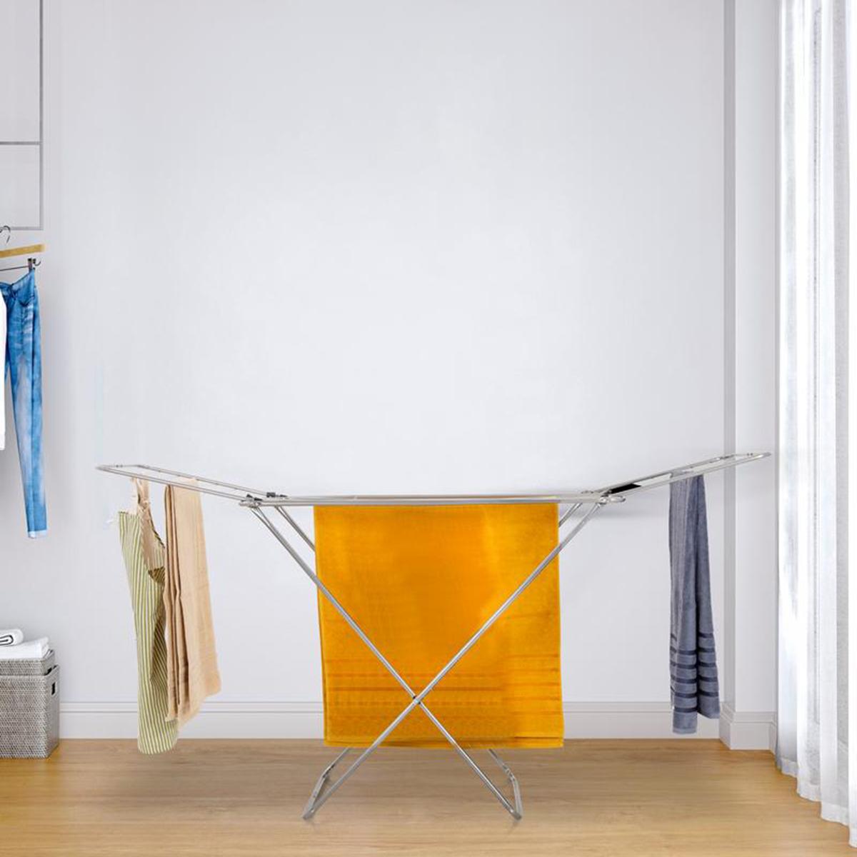 مجفف ملابس بلاتين من يوروباس ليفا - 54x180x115 سم-hbxhomeware-bathandlaundry-clothesdryingracks-image-1