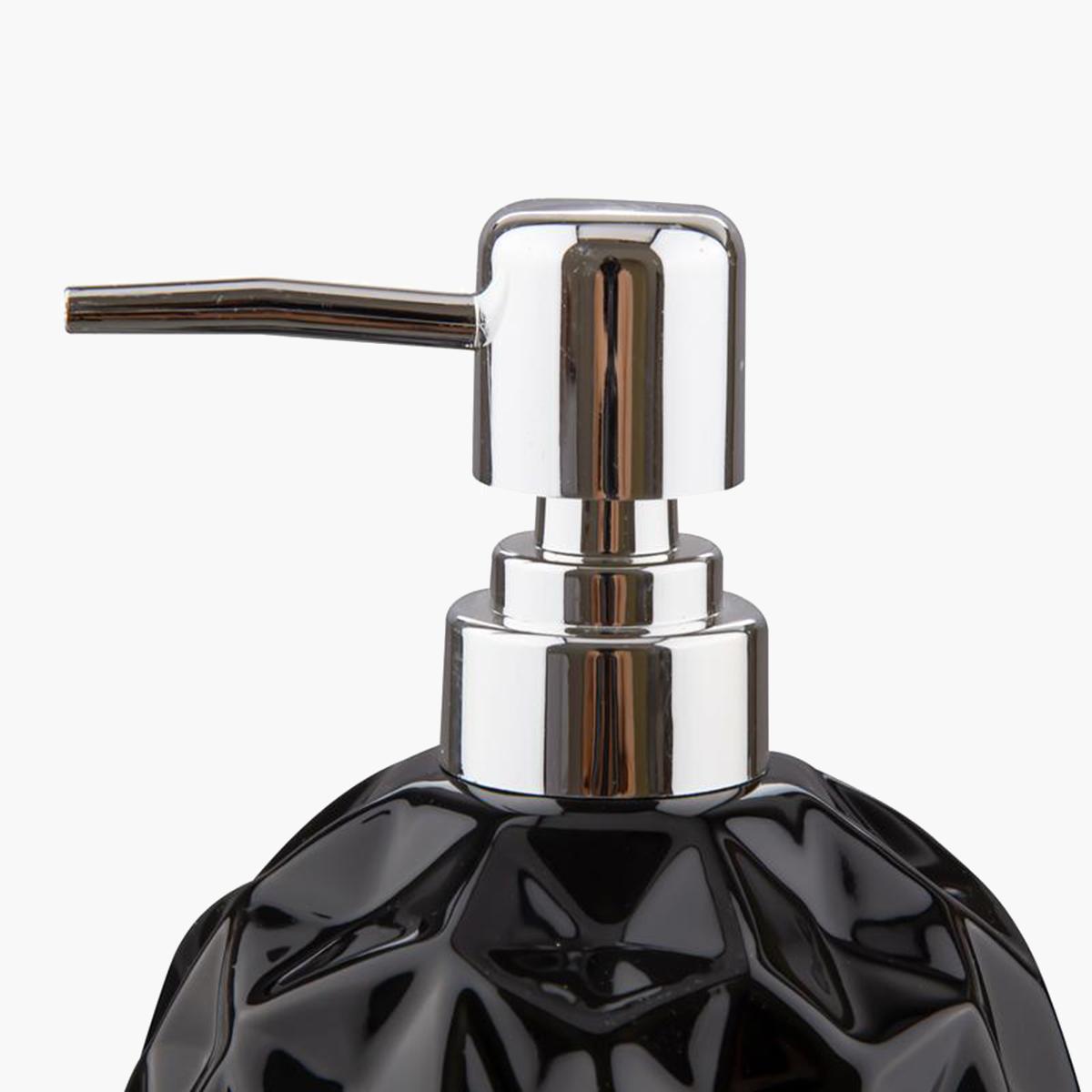 موزع صابون سائل سيراميك من باث بلس - 5.5x13.5 سم-hbxdecorandfurnishings-bathroomaccessories-bathroomsets-image-2