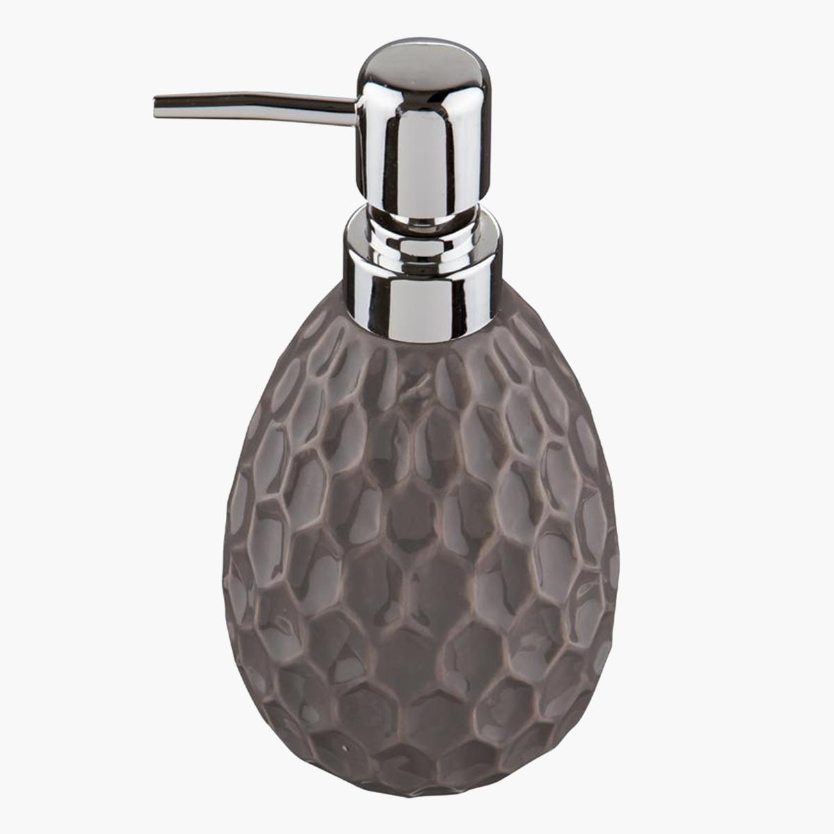 موزع صابون سائل سيراميك من باث بلس - 16.6x5.9 سم-hbxdecorandfurnishings-bathroomaccessories-bathroomsets-image-2