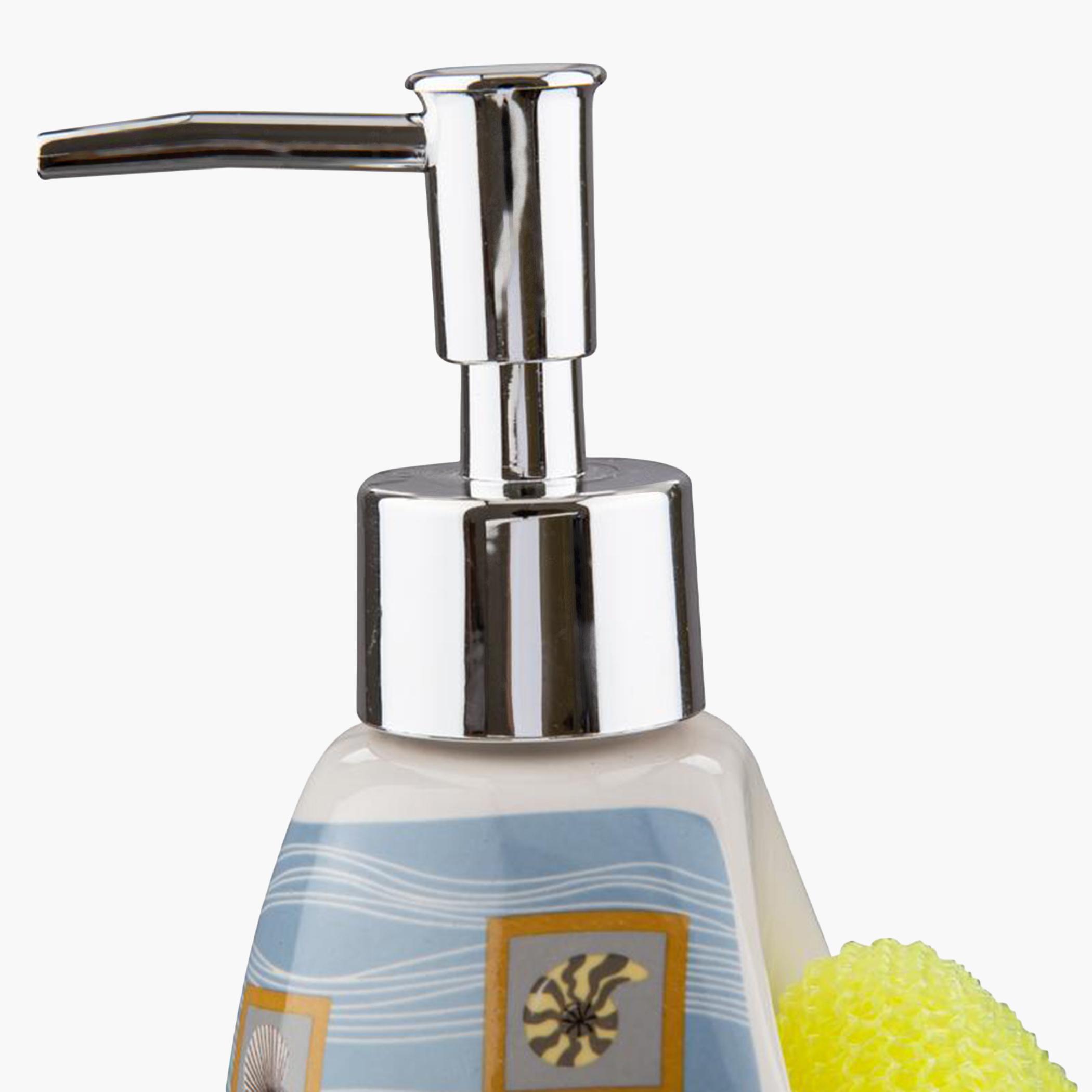 Bath Plus Ceramic Soap Dispenser - 16.8x6.5 cm-hbxdecorandfurnishings-bathroomaccessories-bathroomsets-image-3