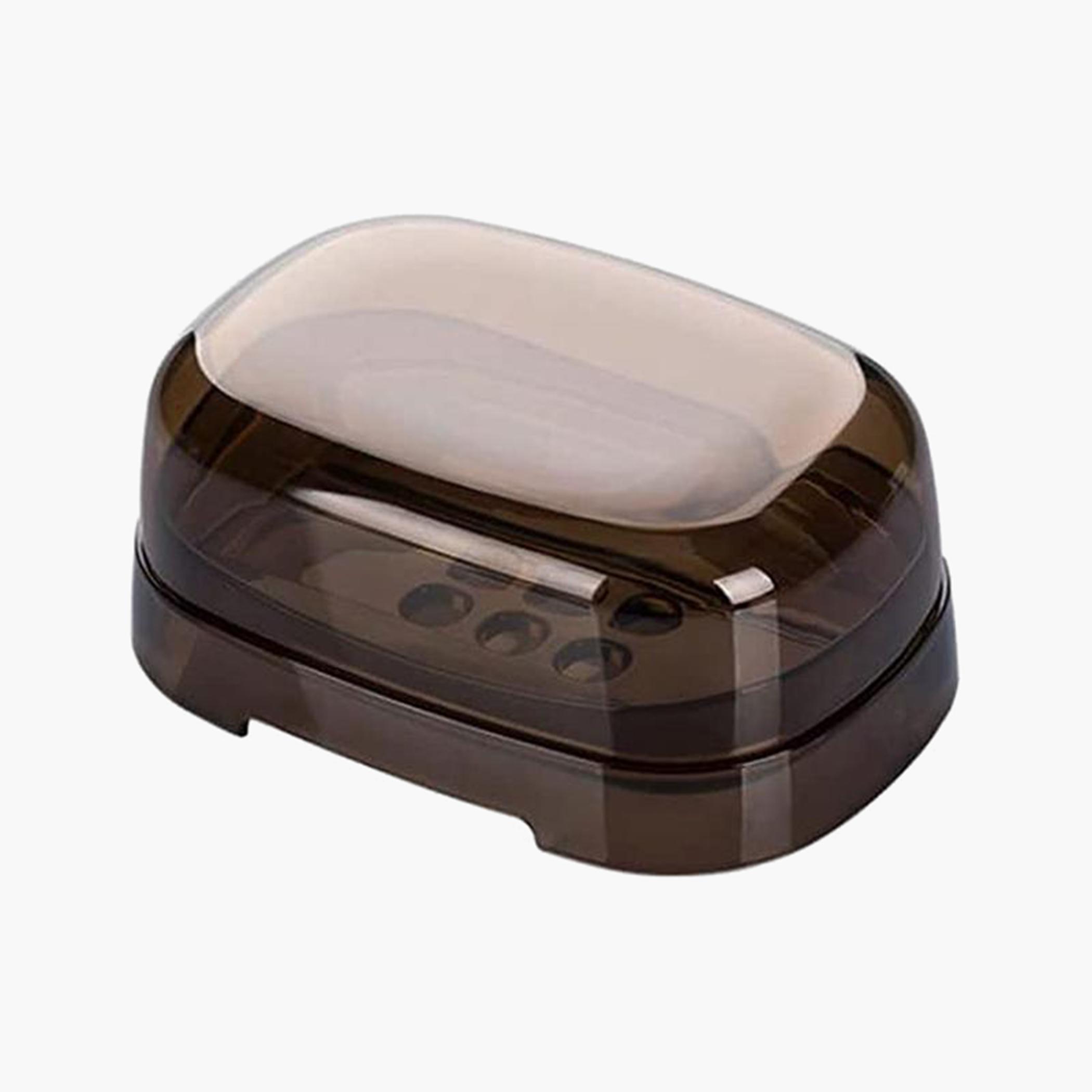 صحن صابون بغطاء من هوم ستايل - 12x8.5x5 سم-hbxdecorandfurnishings-bathroomaccessories-bathroomsets-image-1