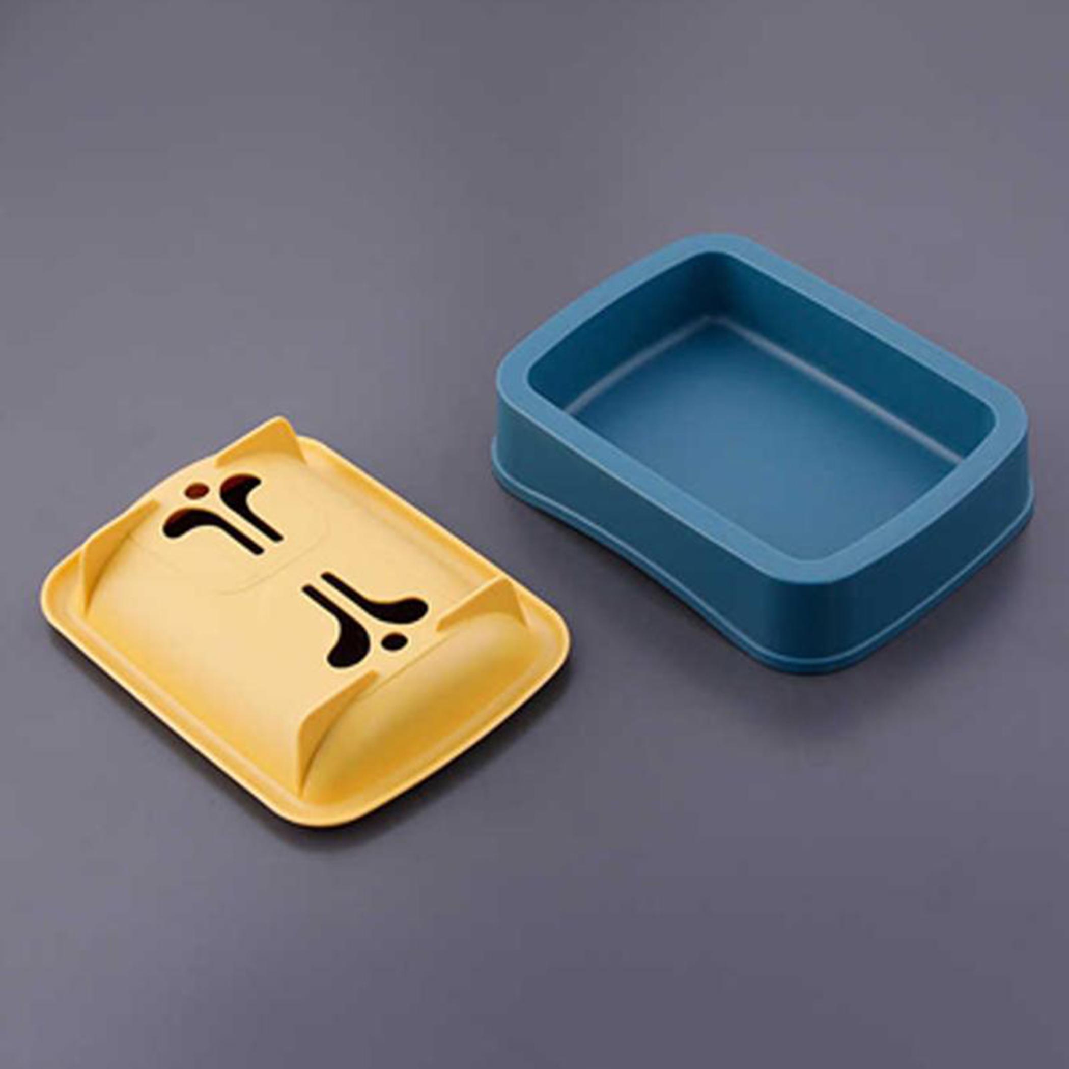 صحن صابون من هوم ستايل - 9.5x13 سم-hbxdecorandfurnishings-bathroomaccessories-bathroomsets-image-3