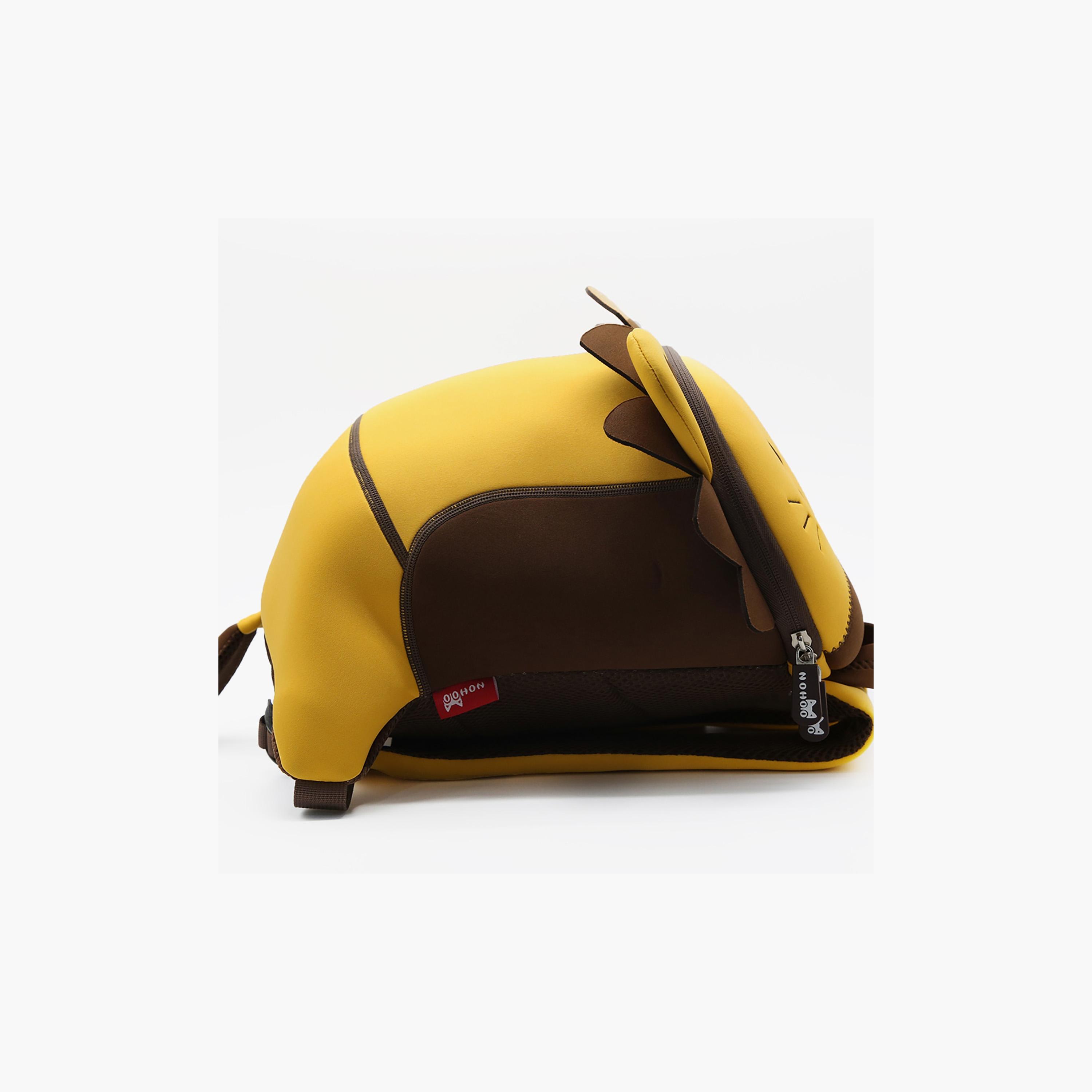 شنطة ظهر بتصميم أسد ثلاثي الأبعاد من نوهو، 10 بوصة، أصفر-school-bagsandbackpacks-backpacks-image-3