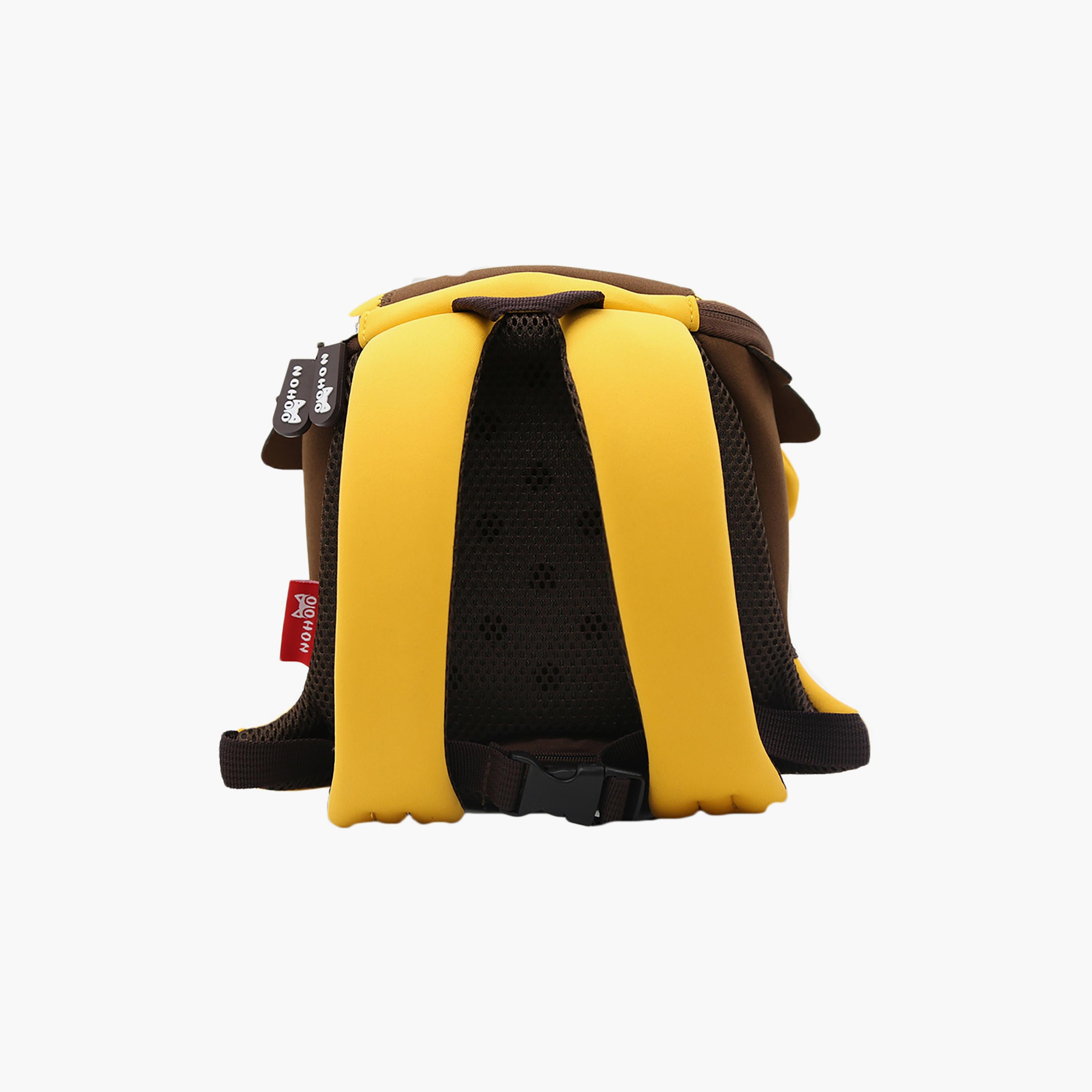 شنطة ظهر بتصميم أسد ثلاثي الأبعاد من نوهو، 10 بوصة، أصفر-school-bagsandbackpacks-backpacks-image-4