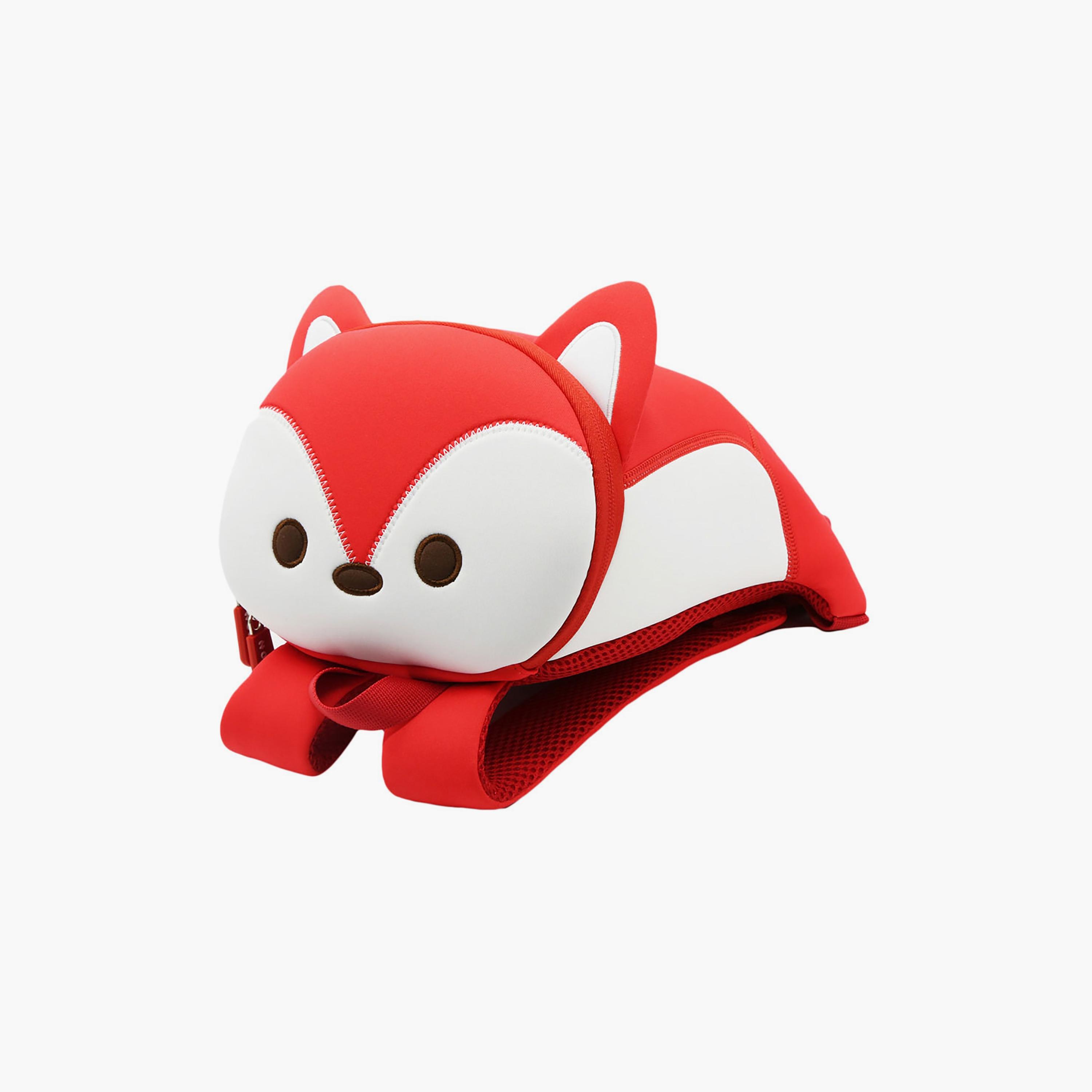Nohoo Jungle 3D Anti-Lost Backpack, Fox, 10 Inches, Red-school-bagsandbackpacks-backpacks-image-1